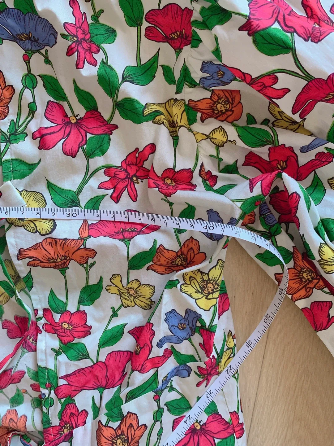 Zara Floral Print Blouse size XS image indicator(10)