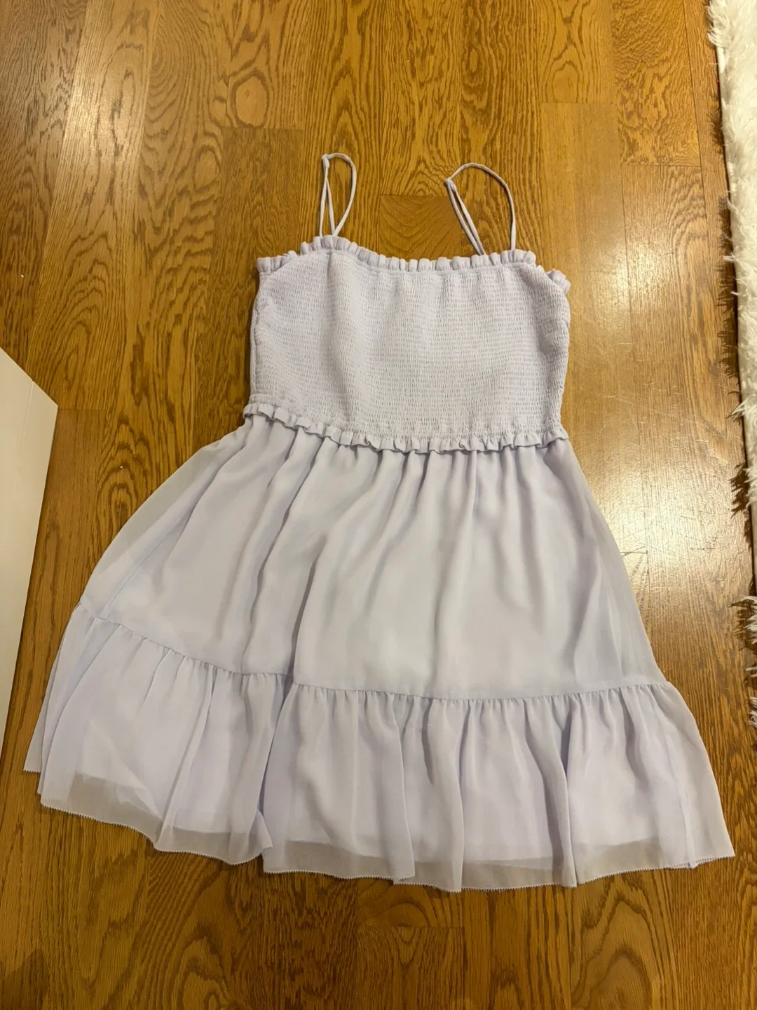 Lavender Mini Flowy Dress thumbnail