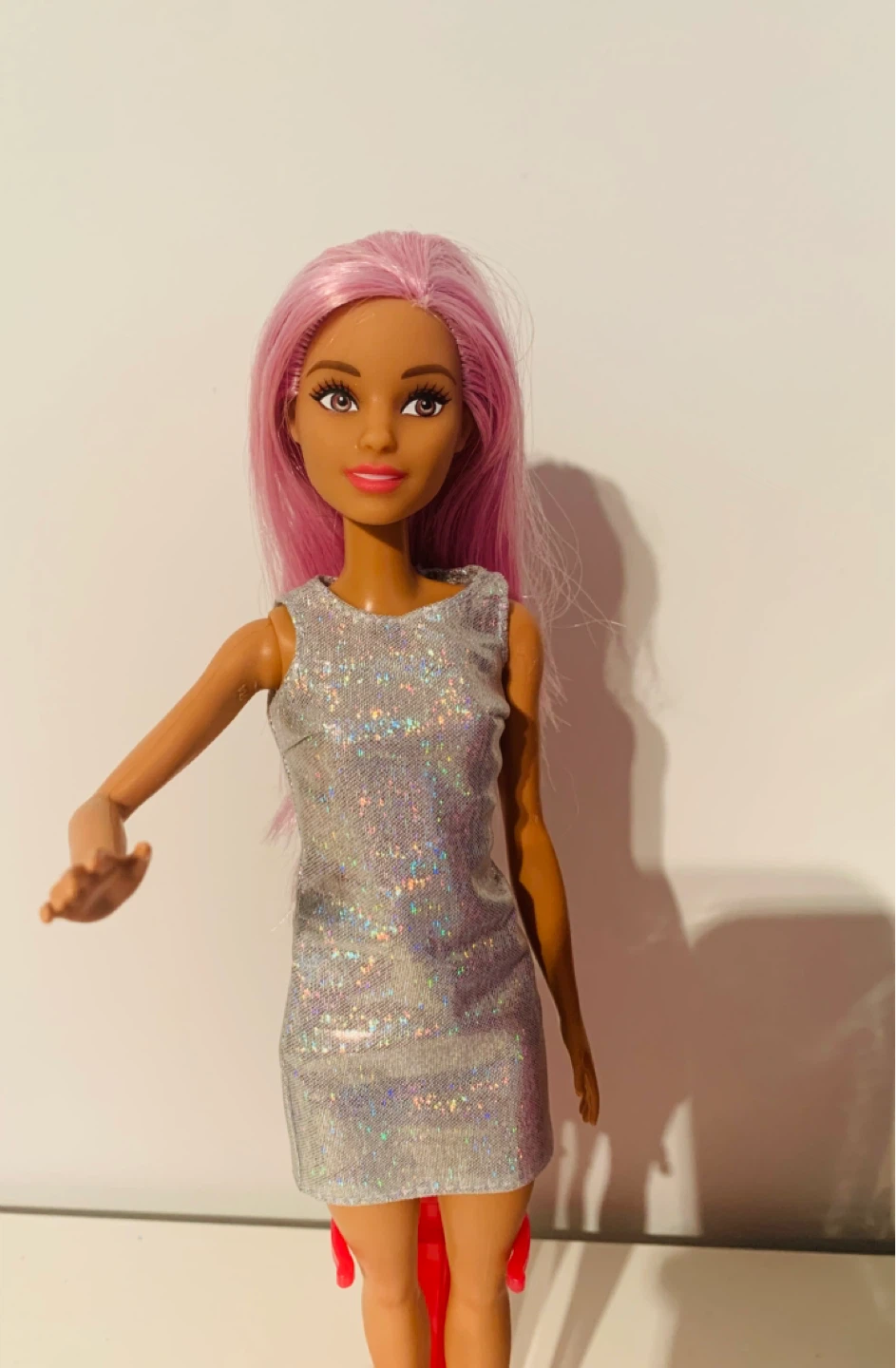 Barbie Doll with Silver Outfit