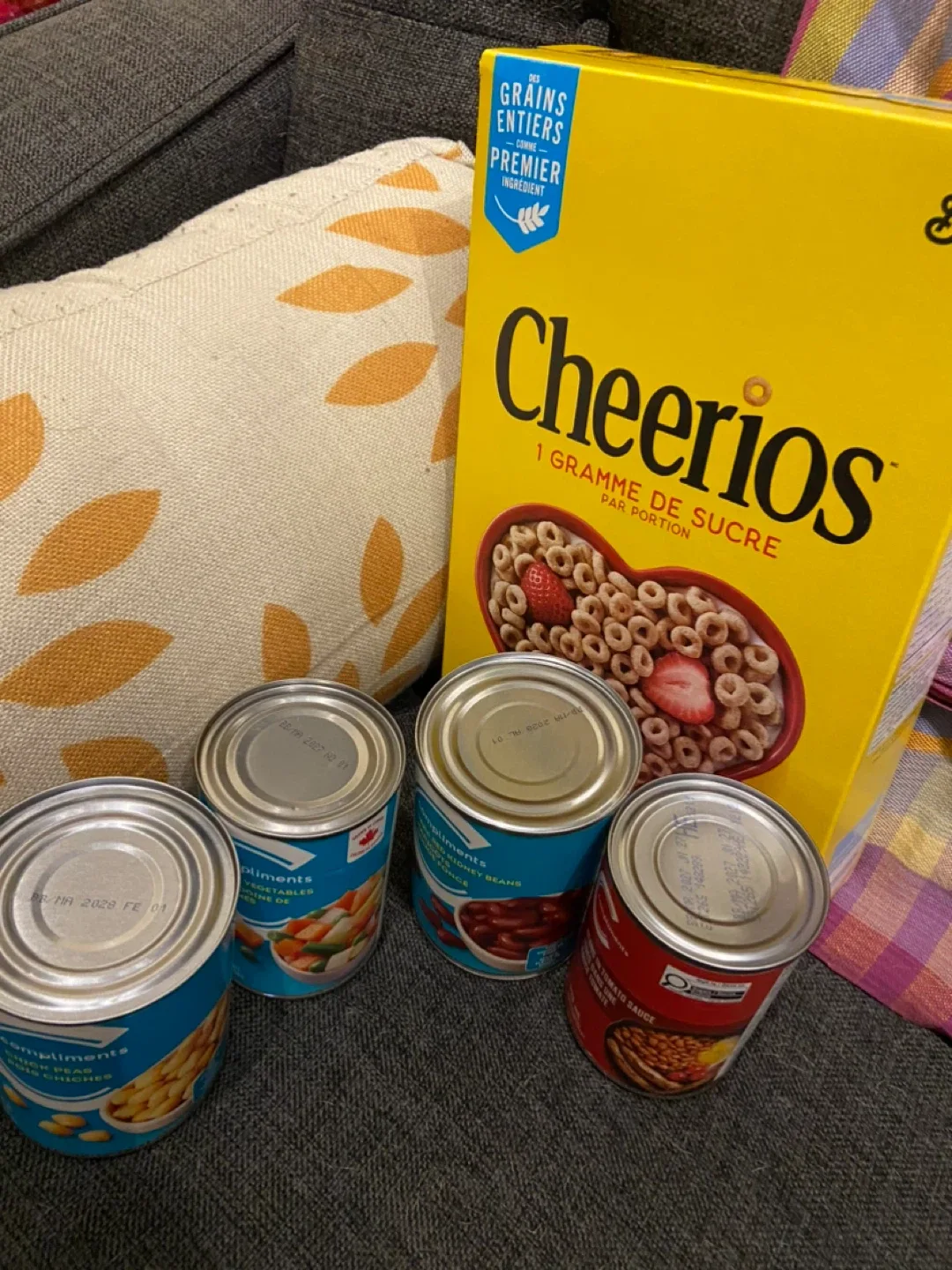 Free Turkey canned goods and cereal image indicator(2)