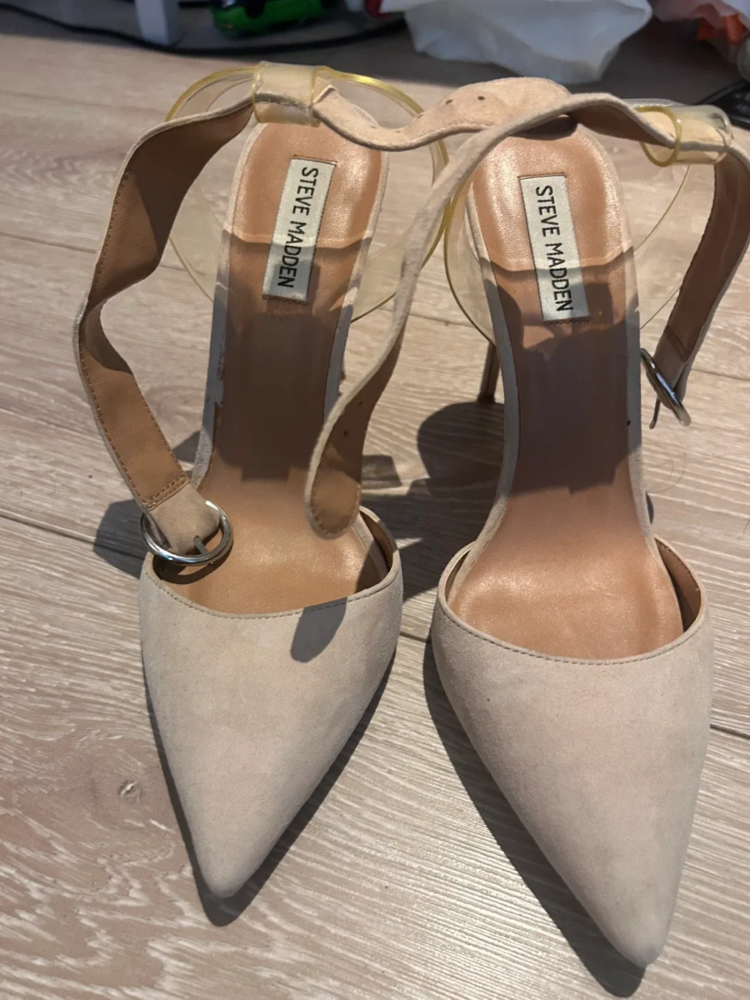 Steve Madden Beige Heels - Size 8.5-9 thumbnail