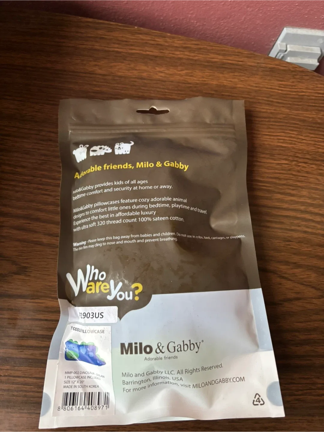 Milo & Gabby Toddler Pillowcase - NEW image indicator(2)