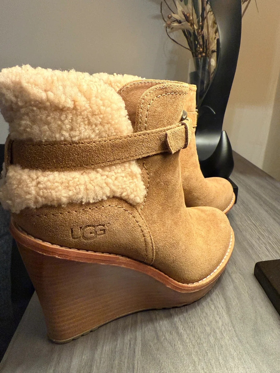 UGG Wedge Heel Boots - Size 5.5 thumbnail