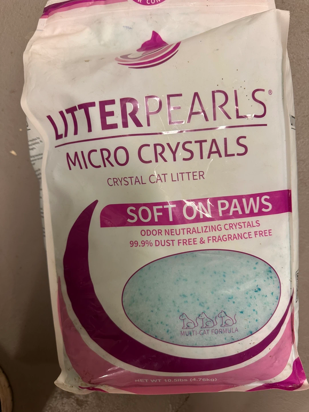 Litter Pearls Micro Crystals Cat Litter - 10.5 lbs