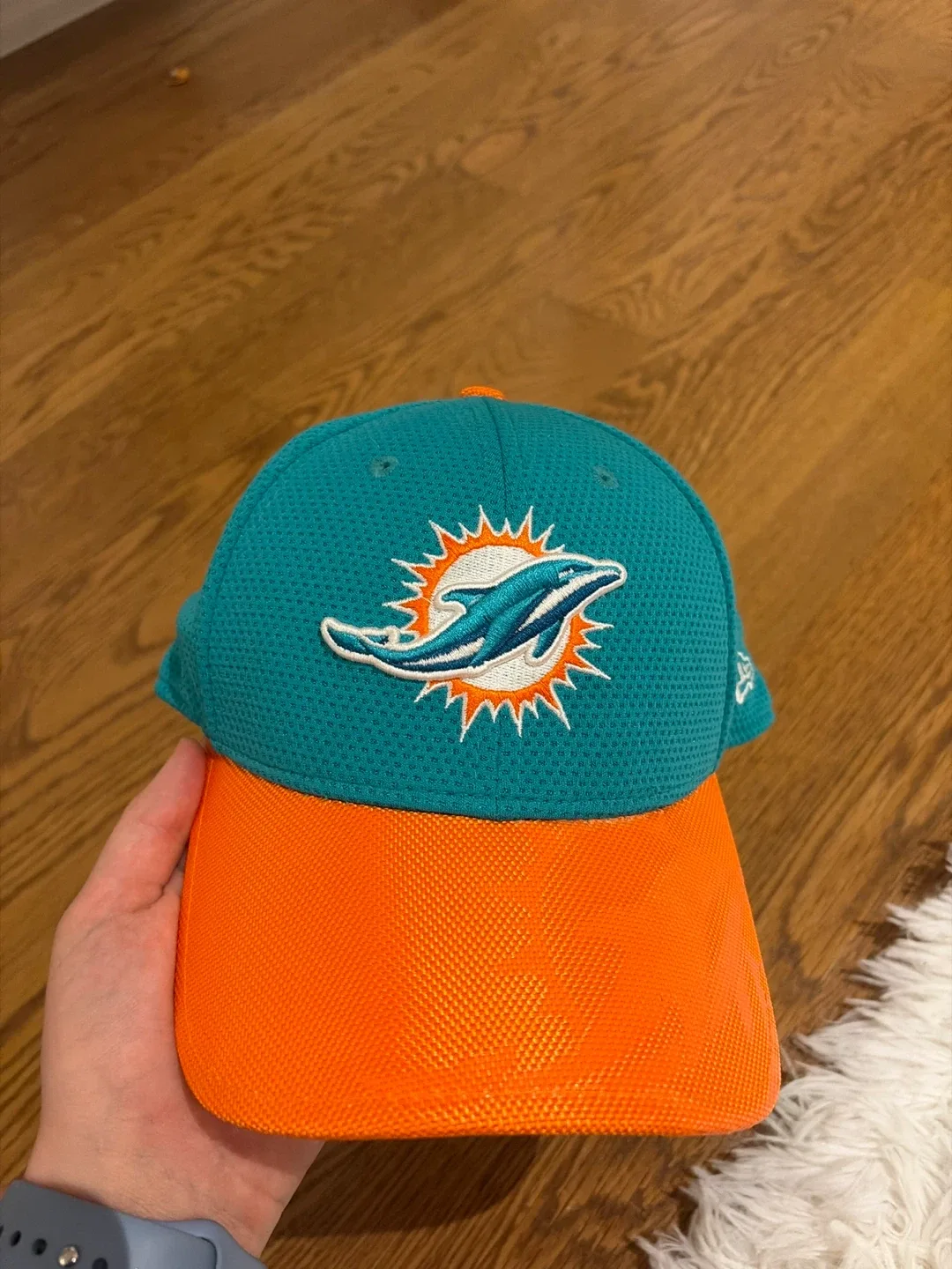 Miami Dolphins New Era 39THIRTY Hat S/M thumbnail