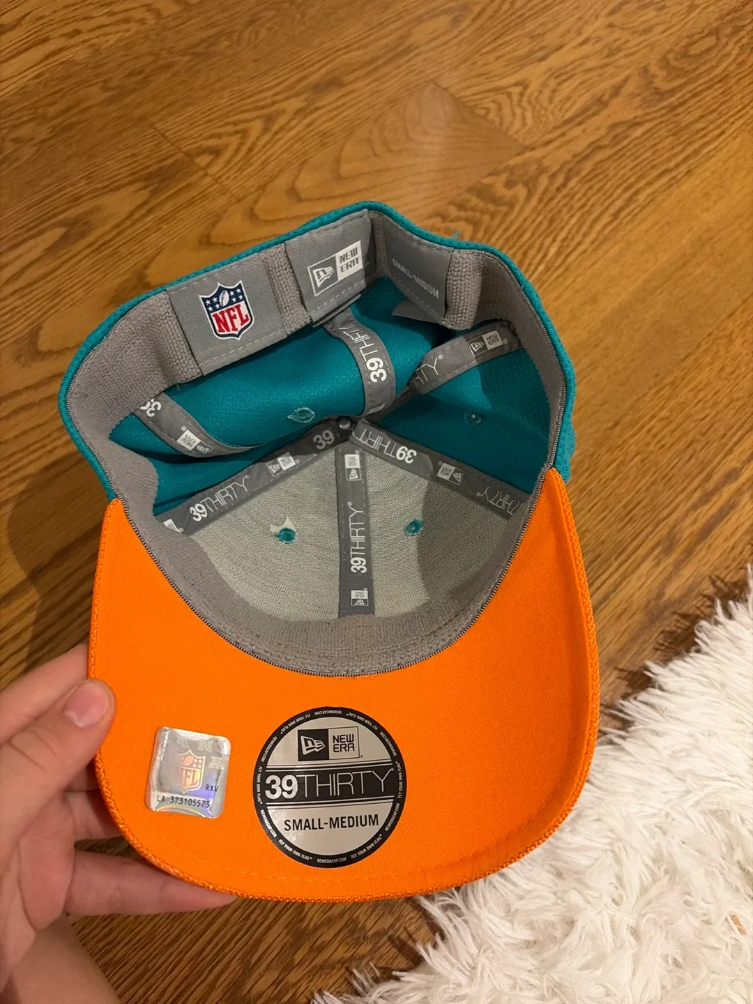 Miami Dolphins New Era 39THIRTY Hat S/M image indicator(3)