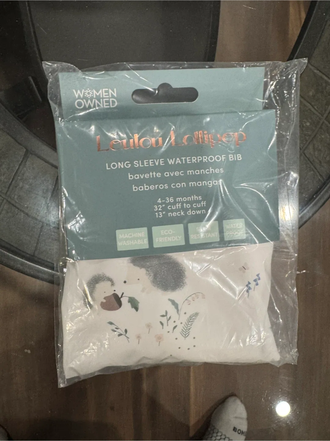 Loulou Lollipop Long Sleeve Waterproof Bib (New) thumbnail