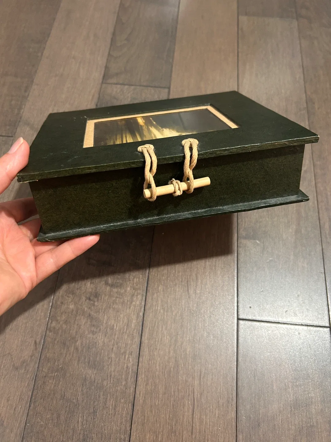 Green Photo Album Box with Window thumbnail