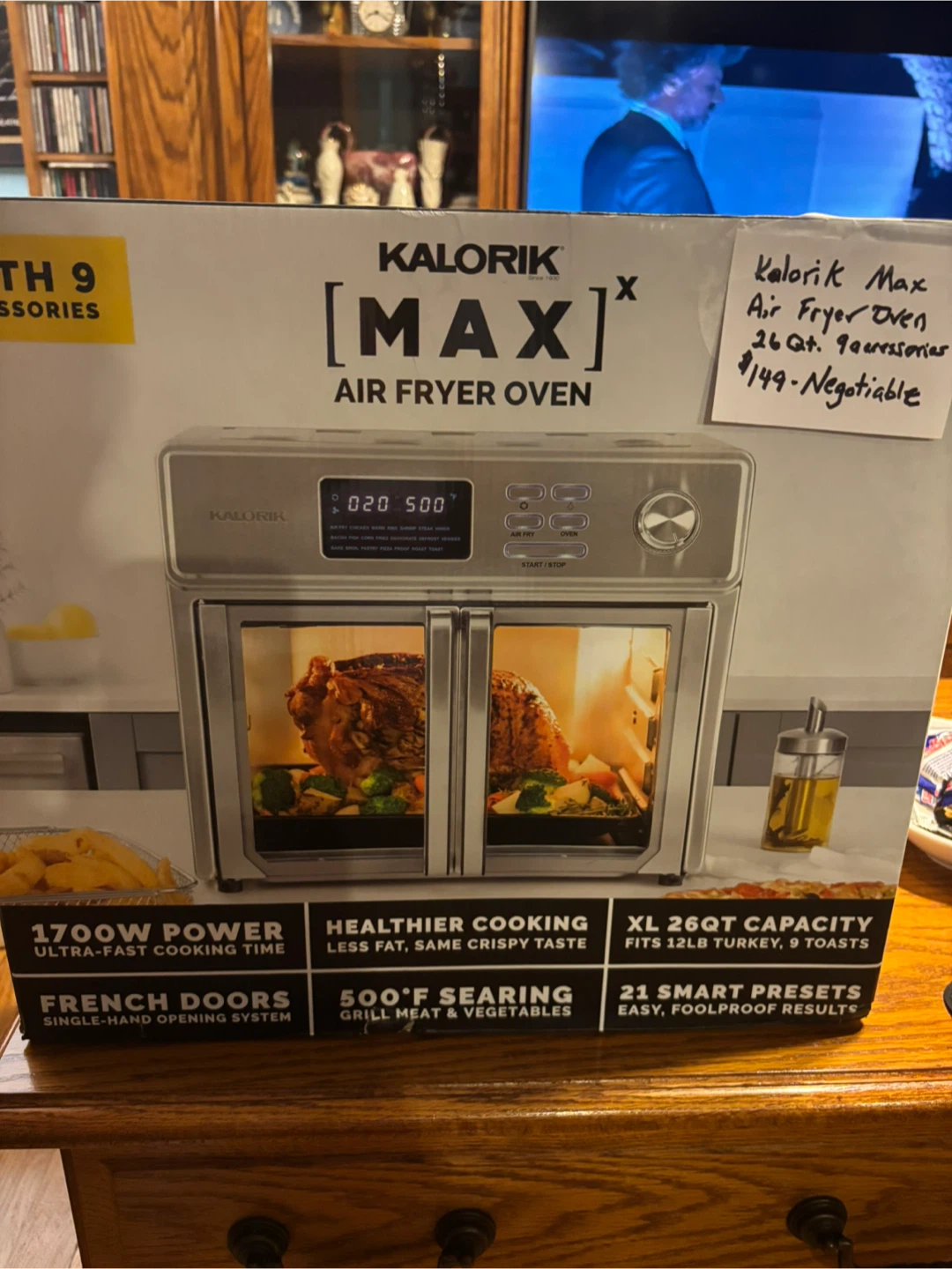 Kalorik MAX Air Fryer Oven XL 26Qt