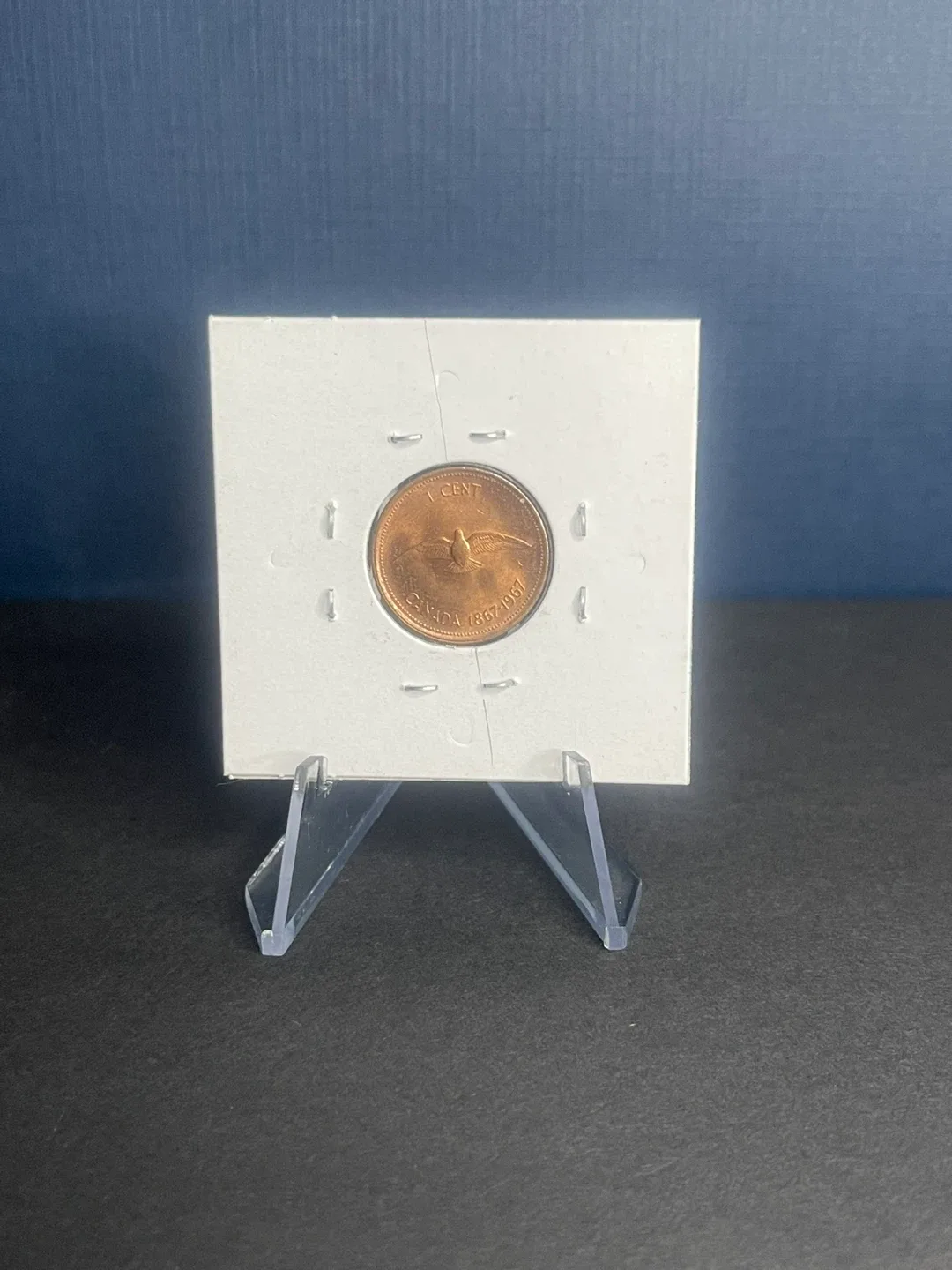 Rotated 1967 1 cent coin | Proof-like image indicator(2)