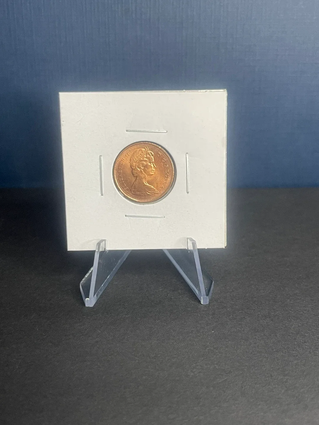 Rotated 1967 1 cent coin | Proof-like thumbnail