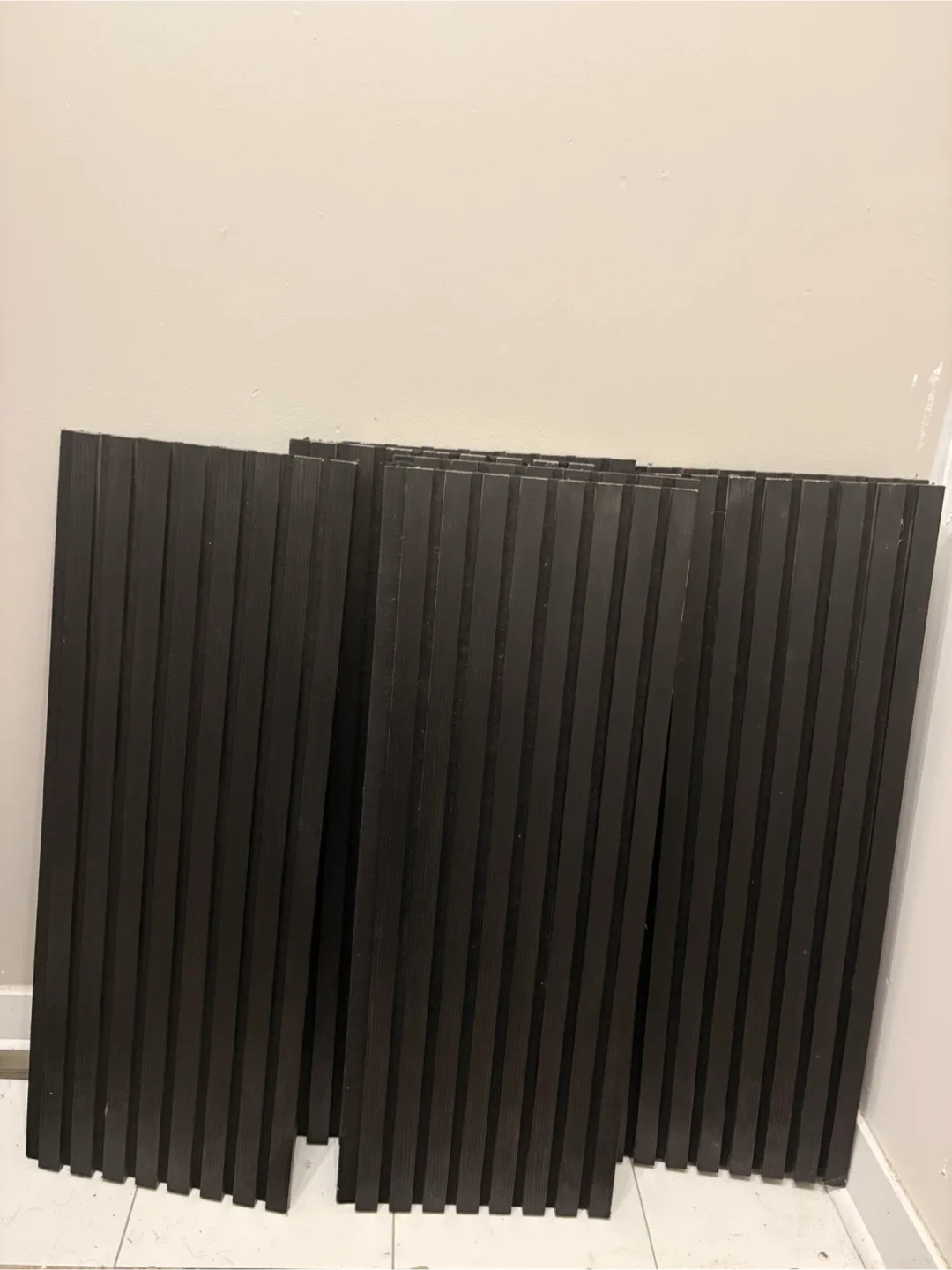 Acoustic Wood Wall Panels - Black thumbnail
