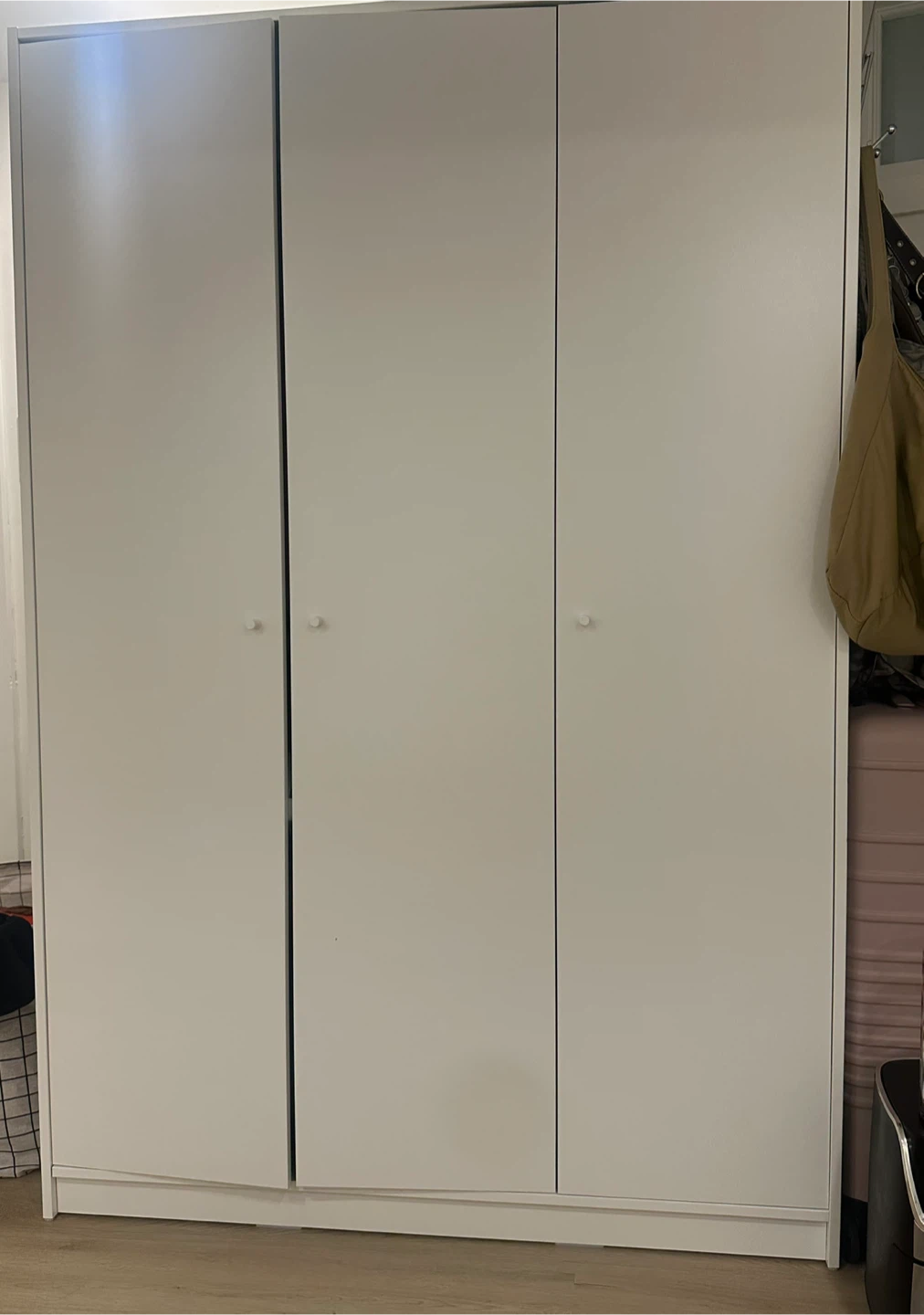 IKEA Kleppstad Wardrobe - White, 3 Doors