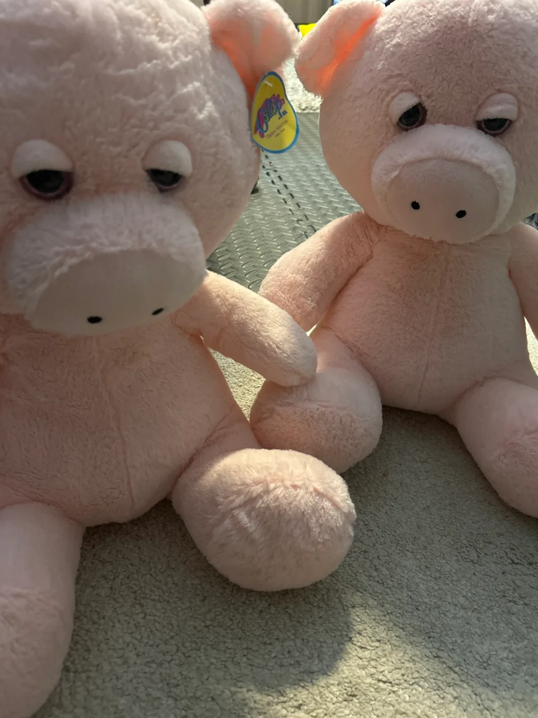 2 Pink Pig Stuffed Animals thumbnail