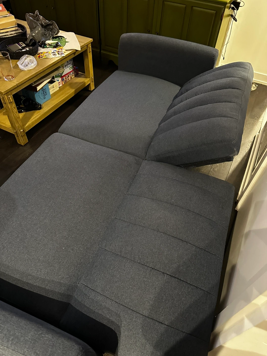 Convertible Sofa Bed - Dark Blue - photo 3