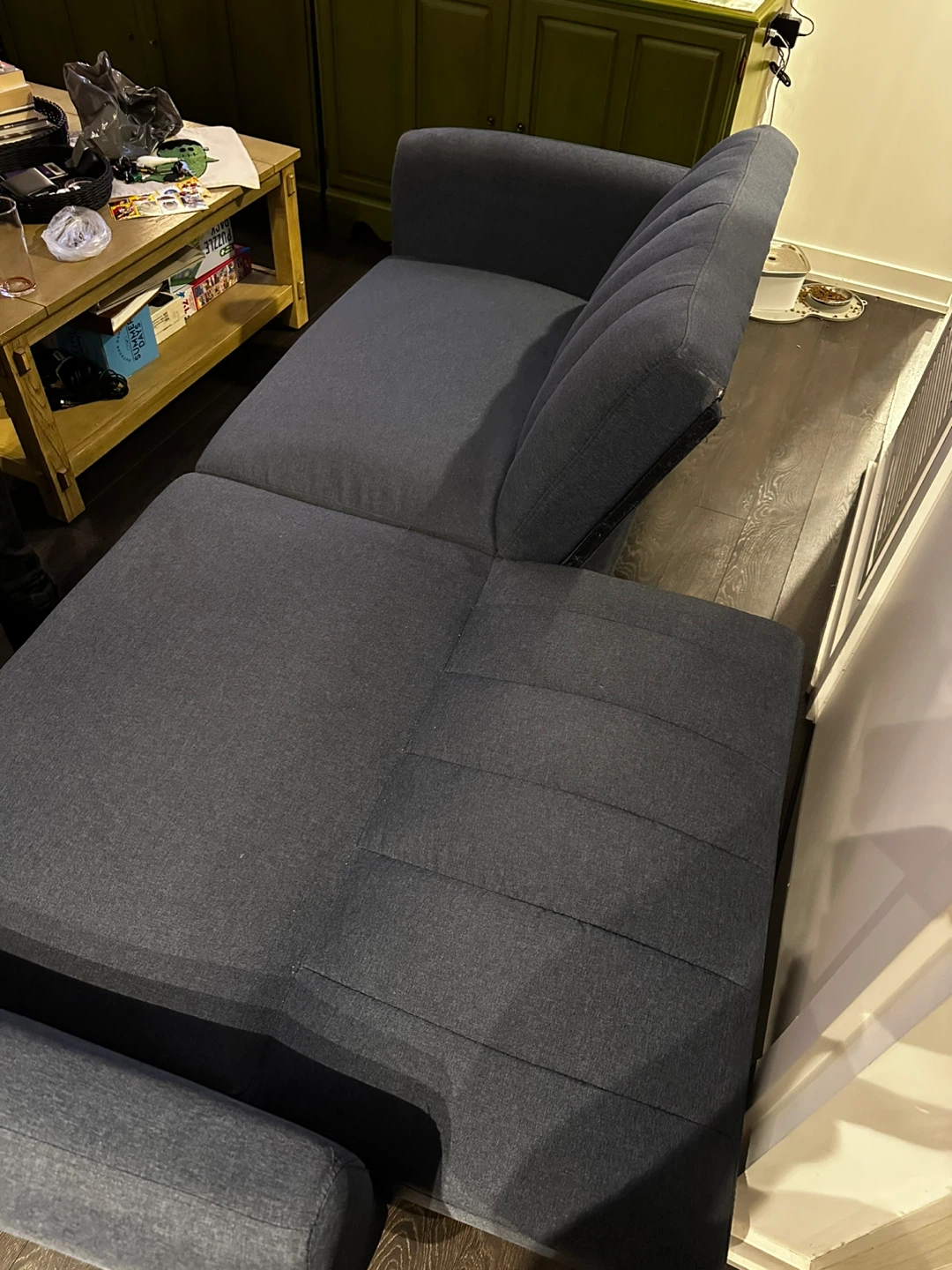 Convertible Sofa Bed - Dark Blue - photo 4