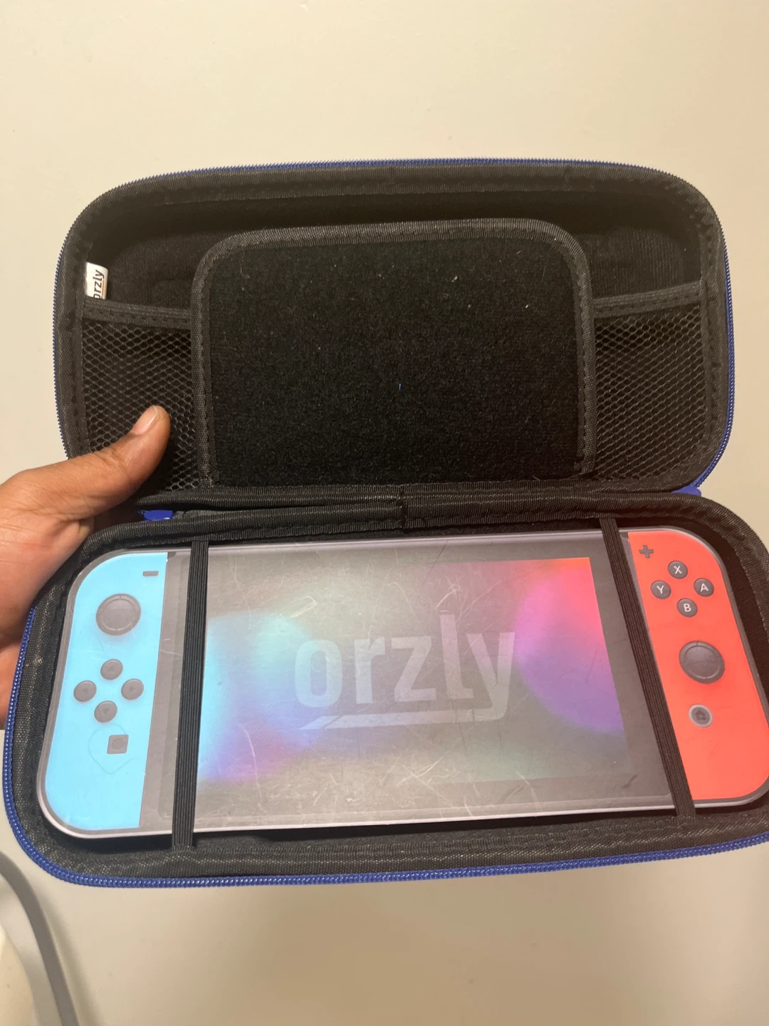 Orzly Nintendo Switch Case - Blue - photo 2
