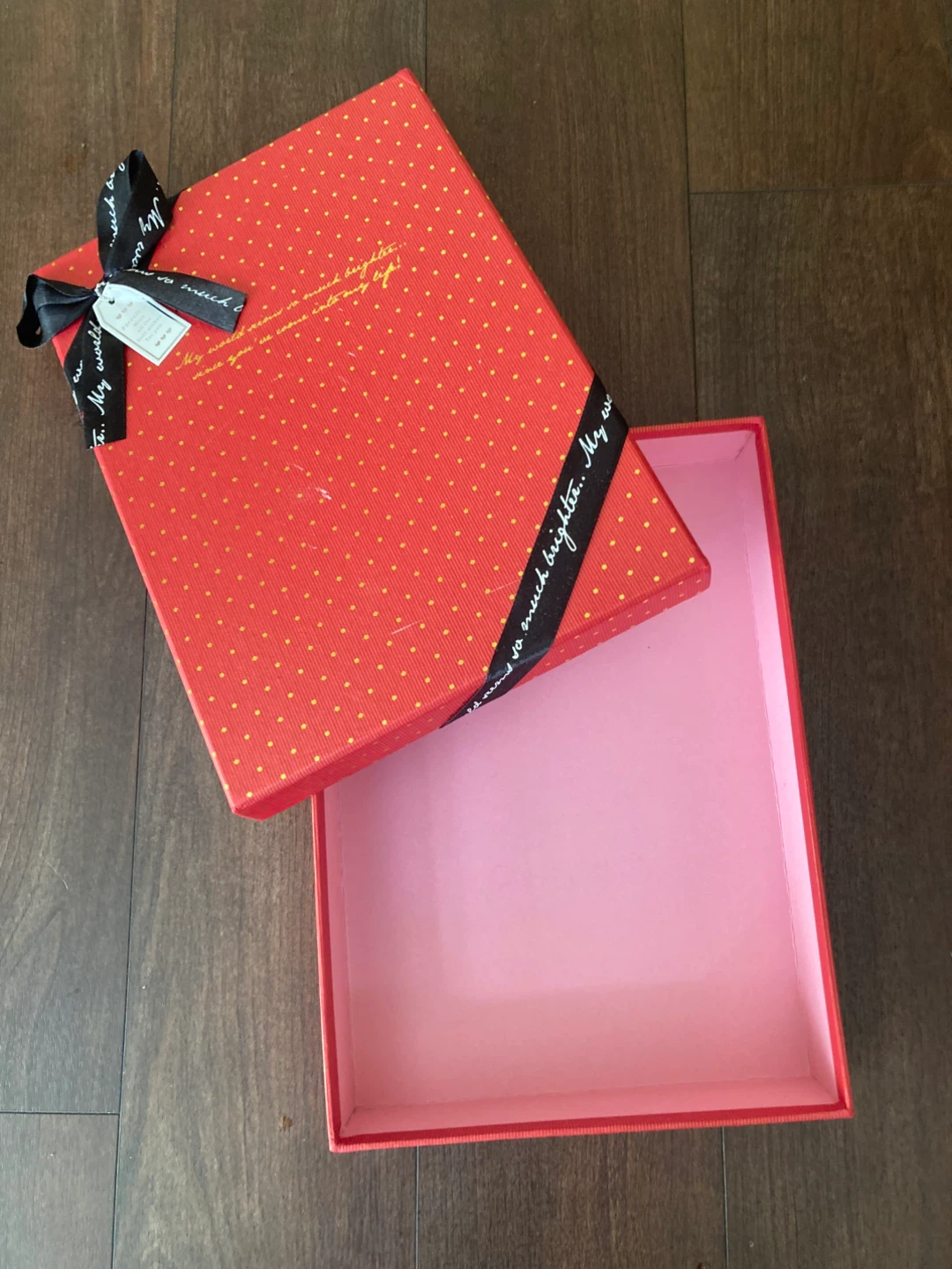 Red & Gold Decorative Gift Box - photo 2