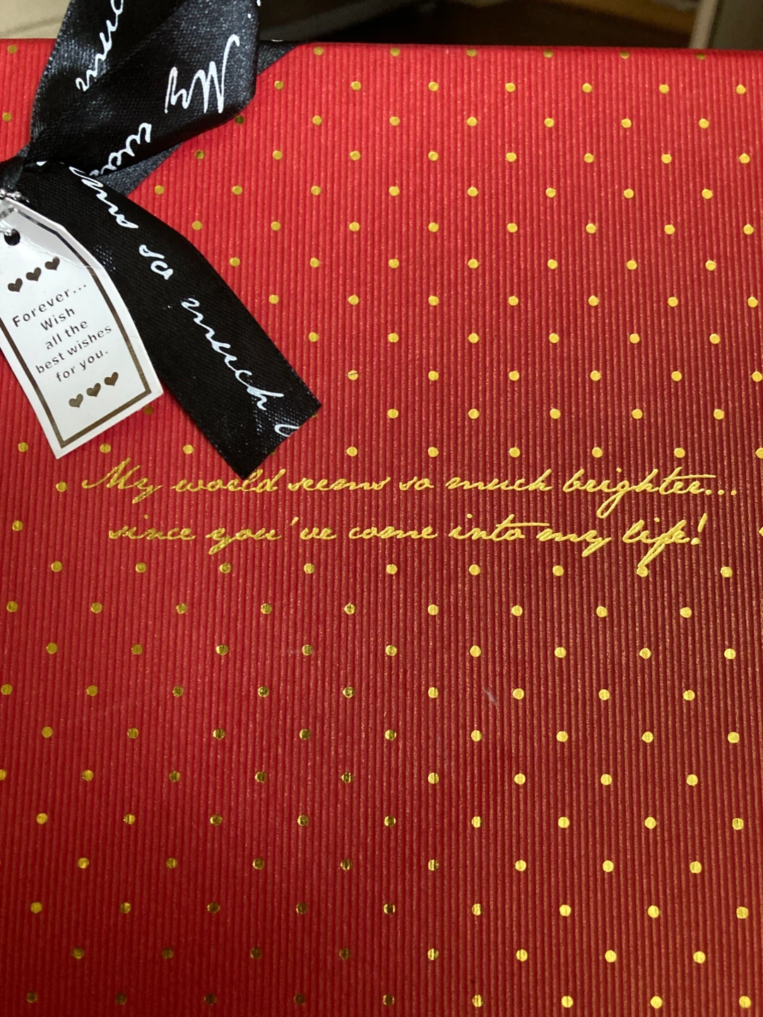 Red & Gold Decorative Gift Box - photo 3