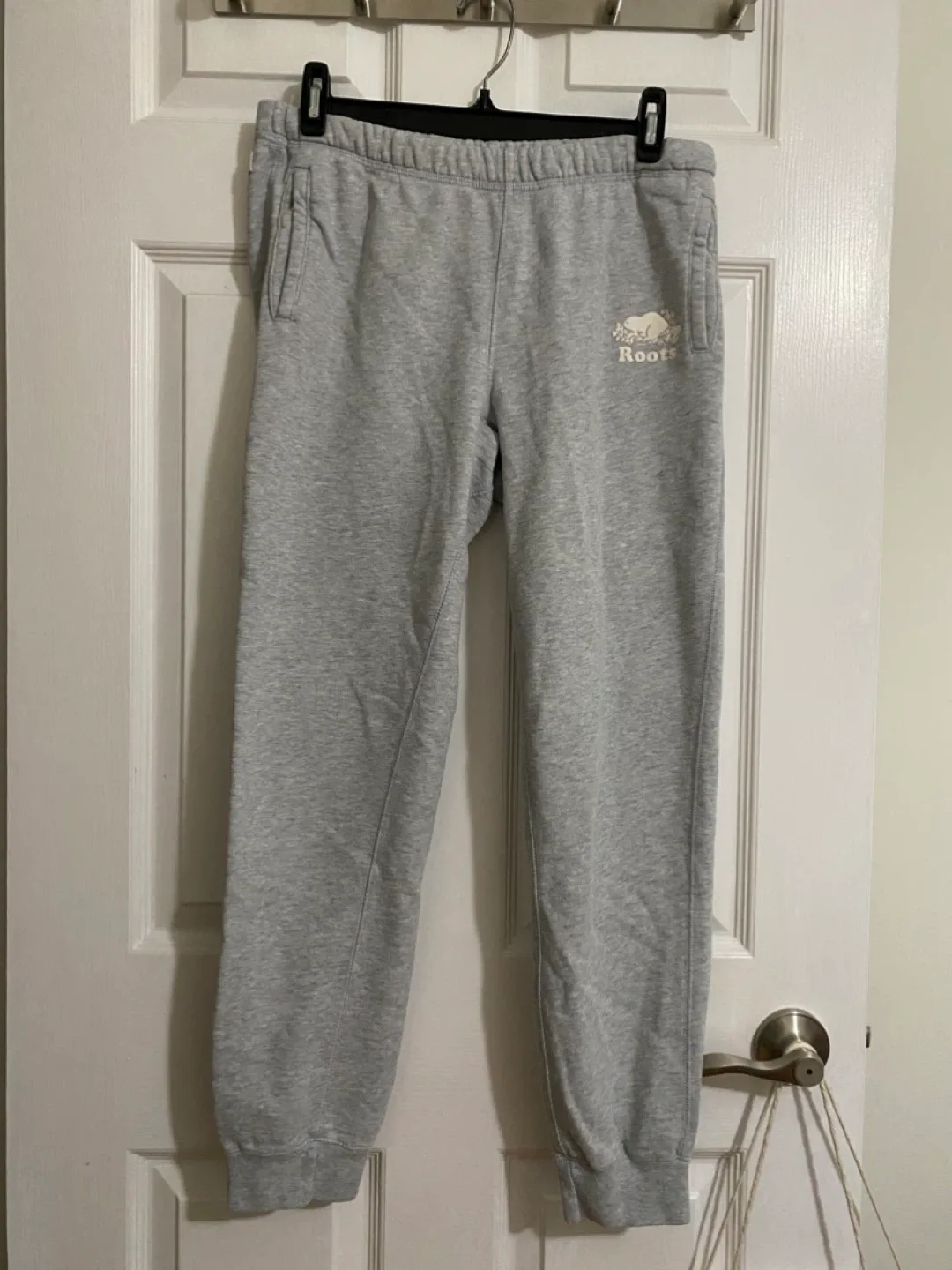 ⬇️ CLOSET CLEAROUT - Roots Grey Sweatpants - medium thumbnail