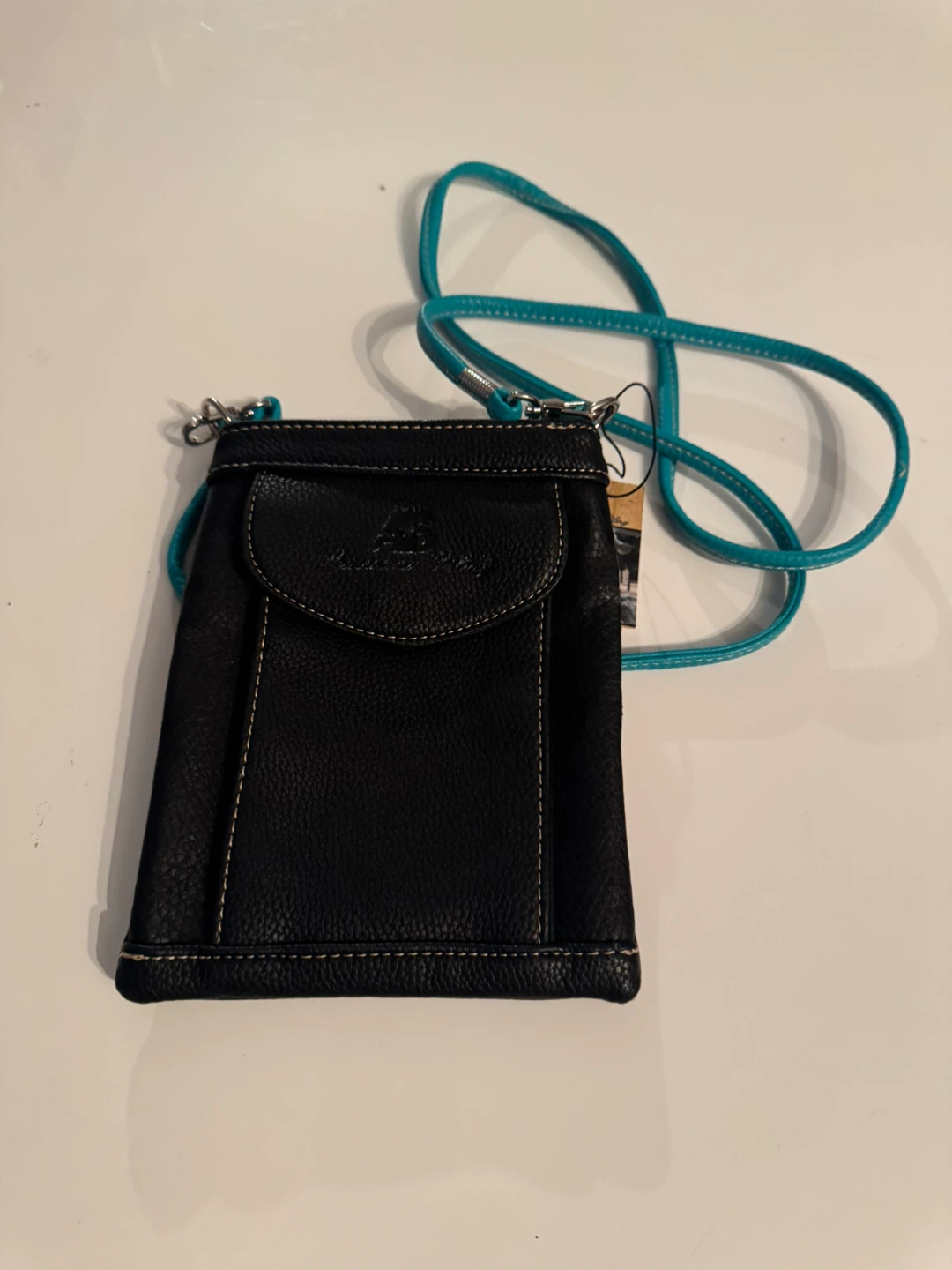 American West Black Leather Crossbody Bag - photo 4