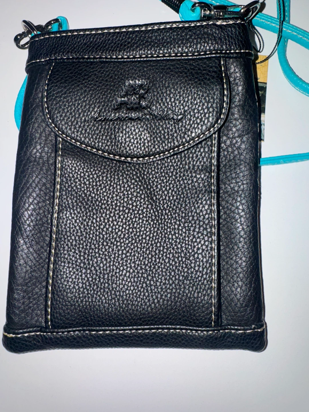 American West Black Leather Crossbody Bag - photo 3