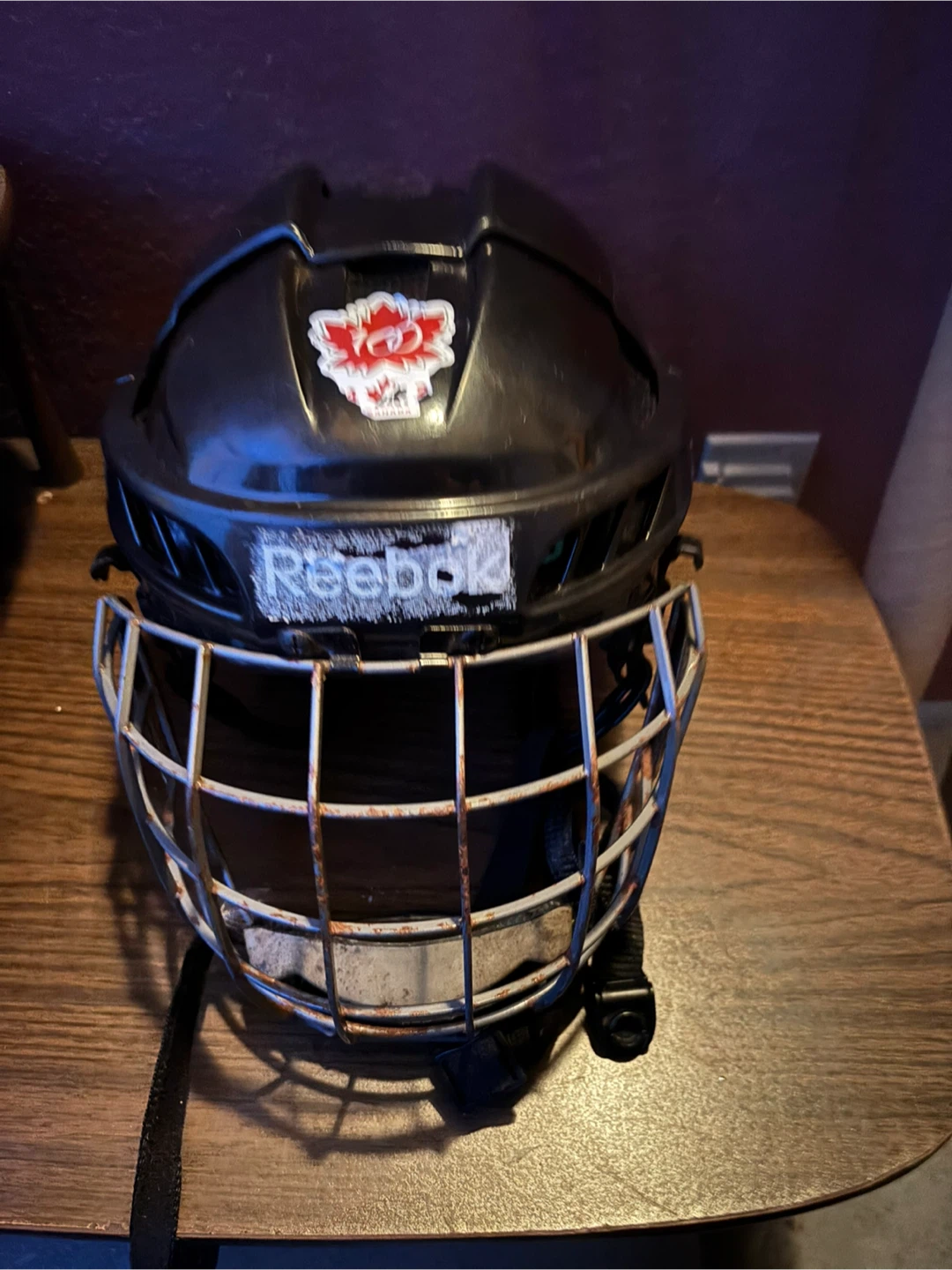 Reebok Hockey Helmet with Cage