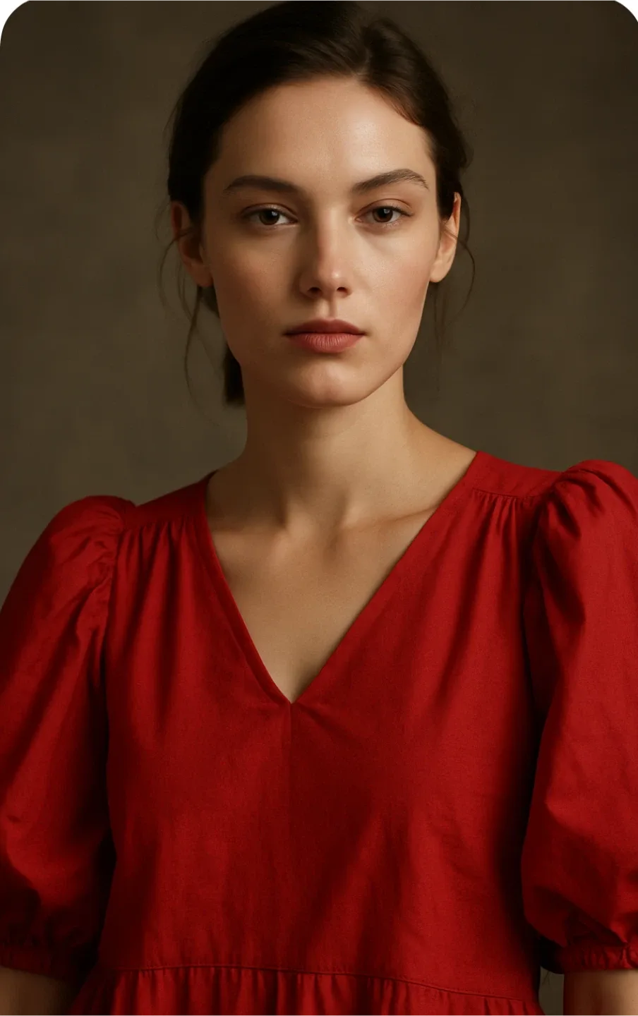 Rachel Zoe Red Cotton Dress - Size XL thumbnail