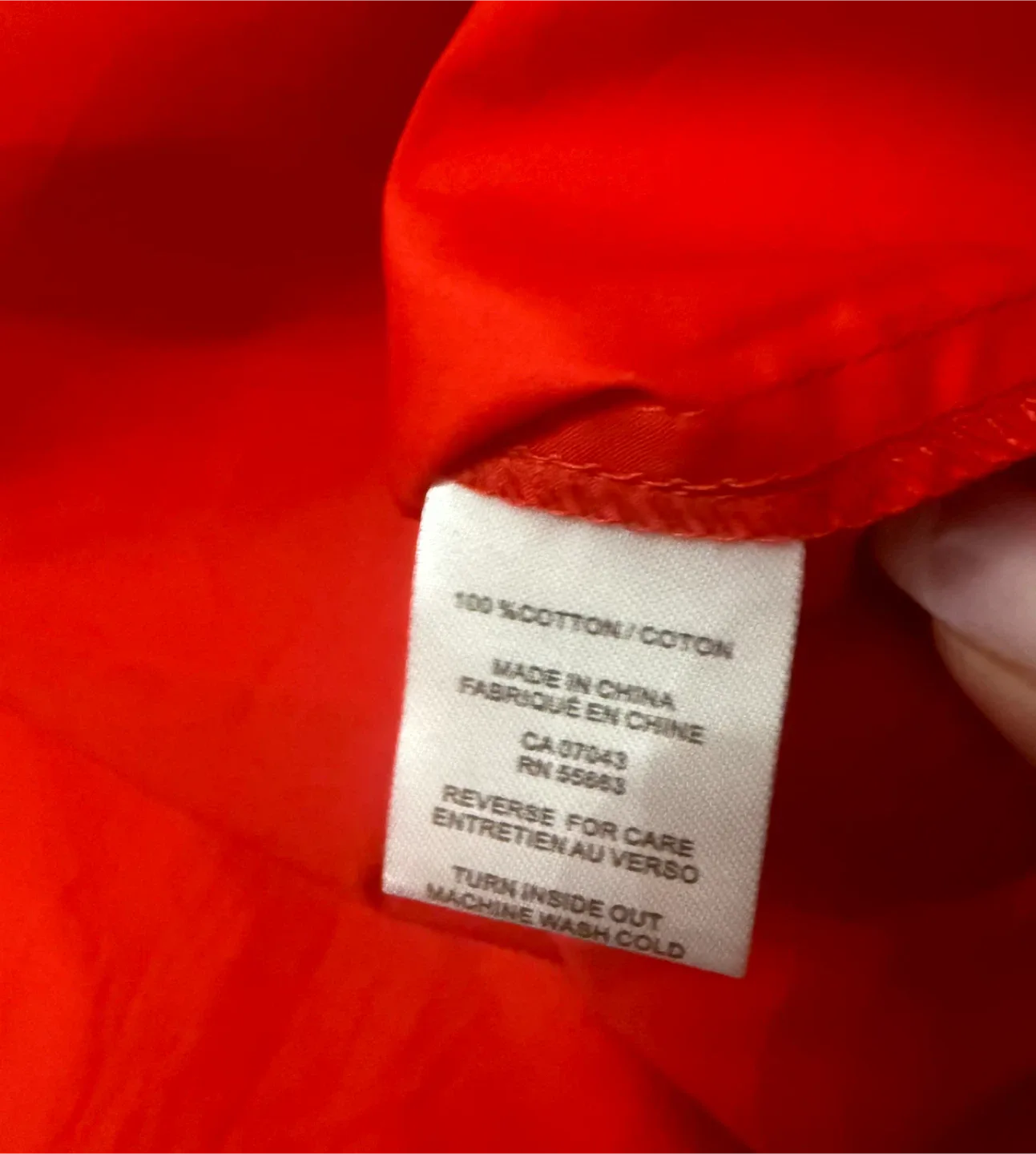 Rachel Zoe Red Cotton Dress - Size XL image indicator(5)