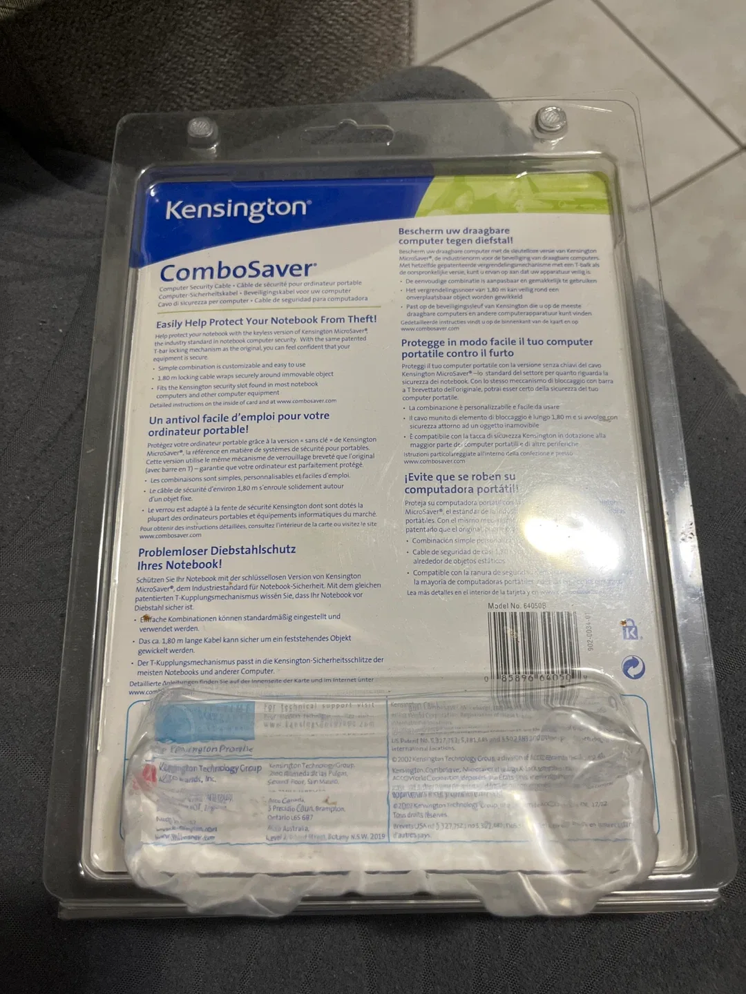 Kensington ComboSaver Computer Security Cable - New image indicator(2)