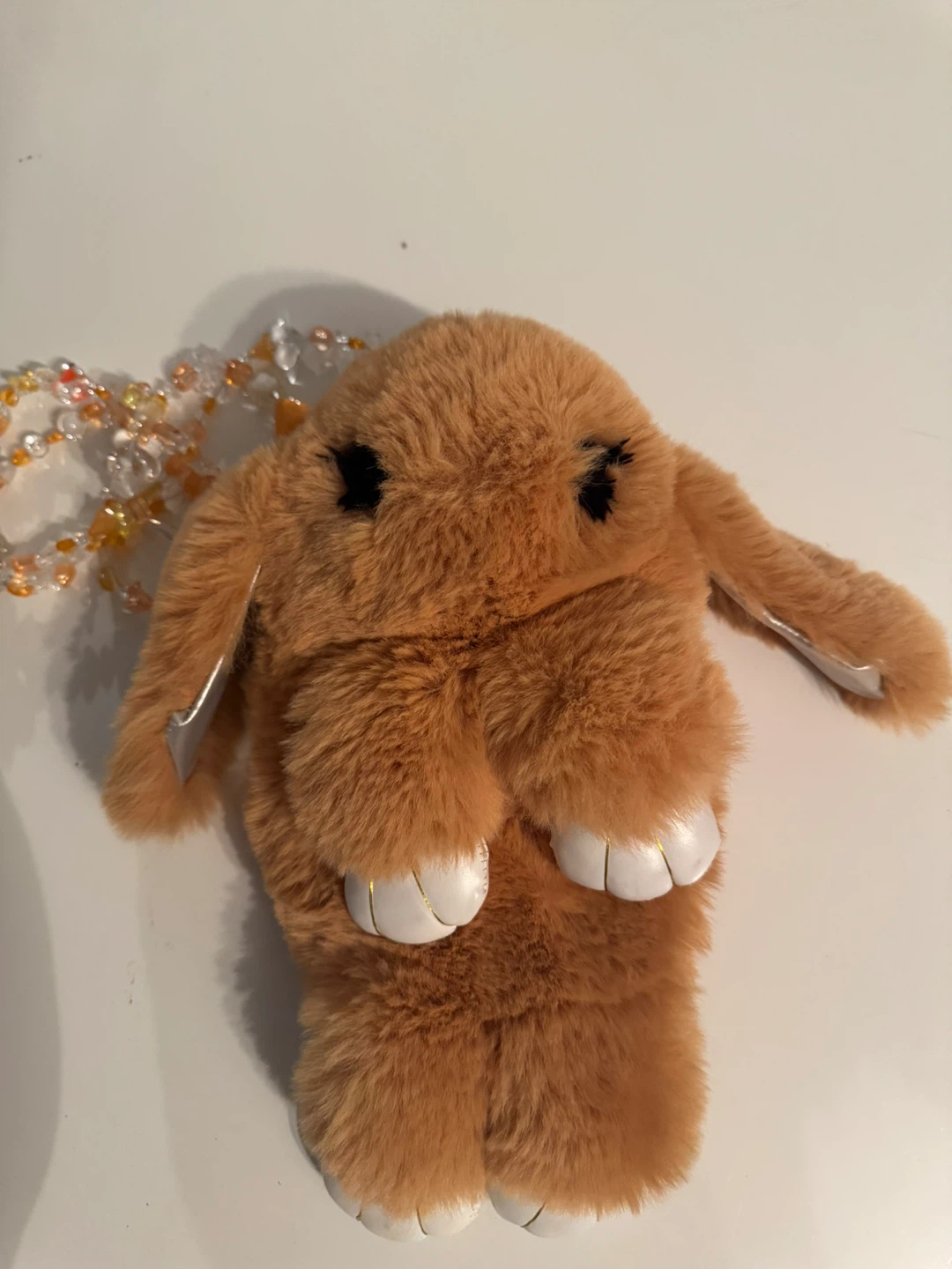 Brown Plush Bunny Shoulder Bag - photo 2