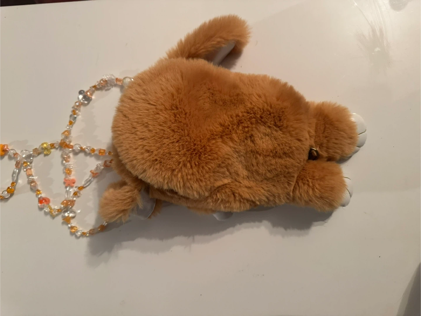 Brown Plush Bunny Shoulder Bag - photo 4