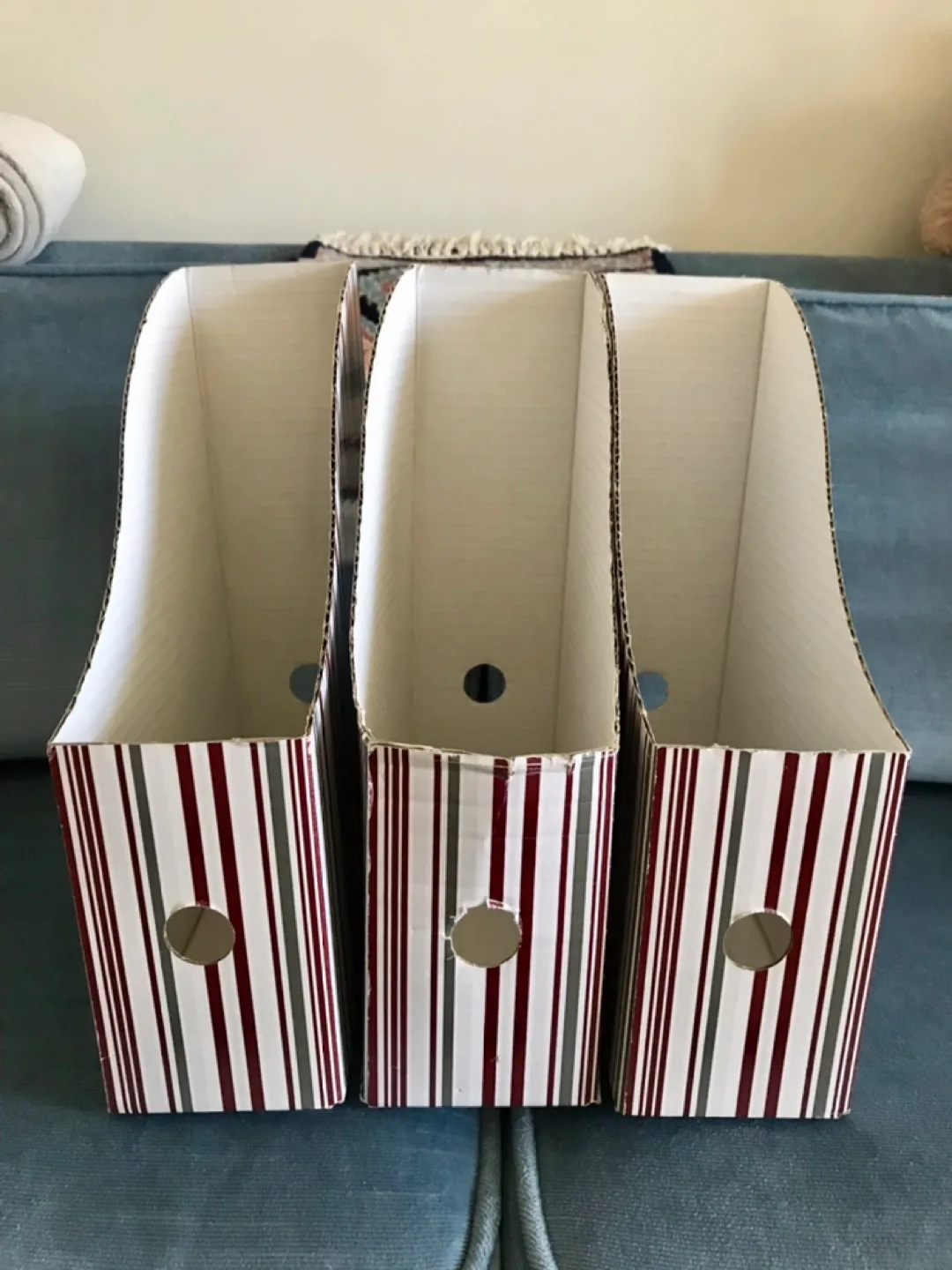 6 Magazine/File/Documents Holders - Two Sets! thumbnail