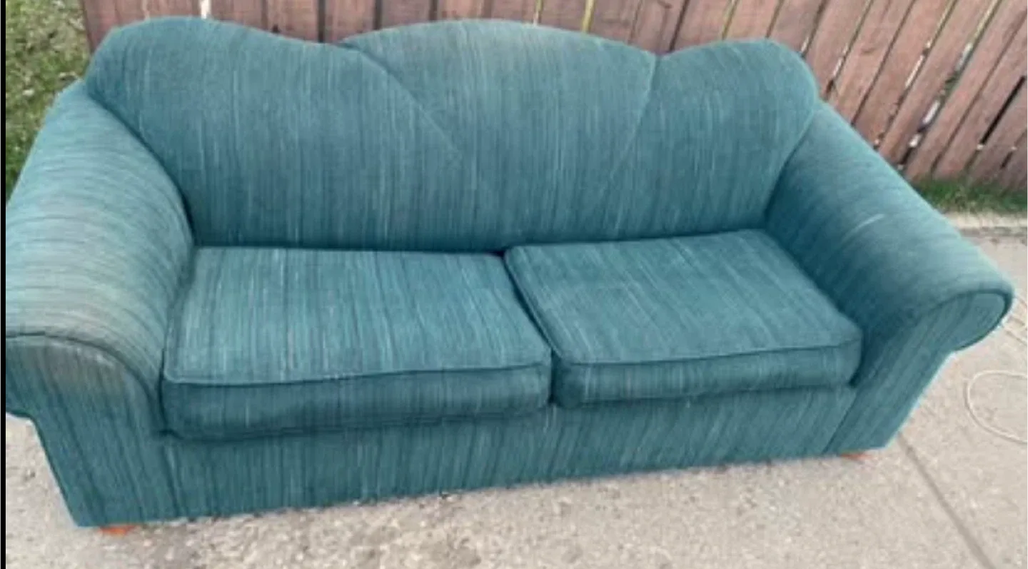 Green Sofa Bed - Good Condition image indicator(6)