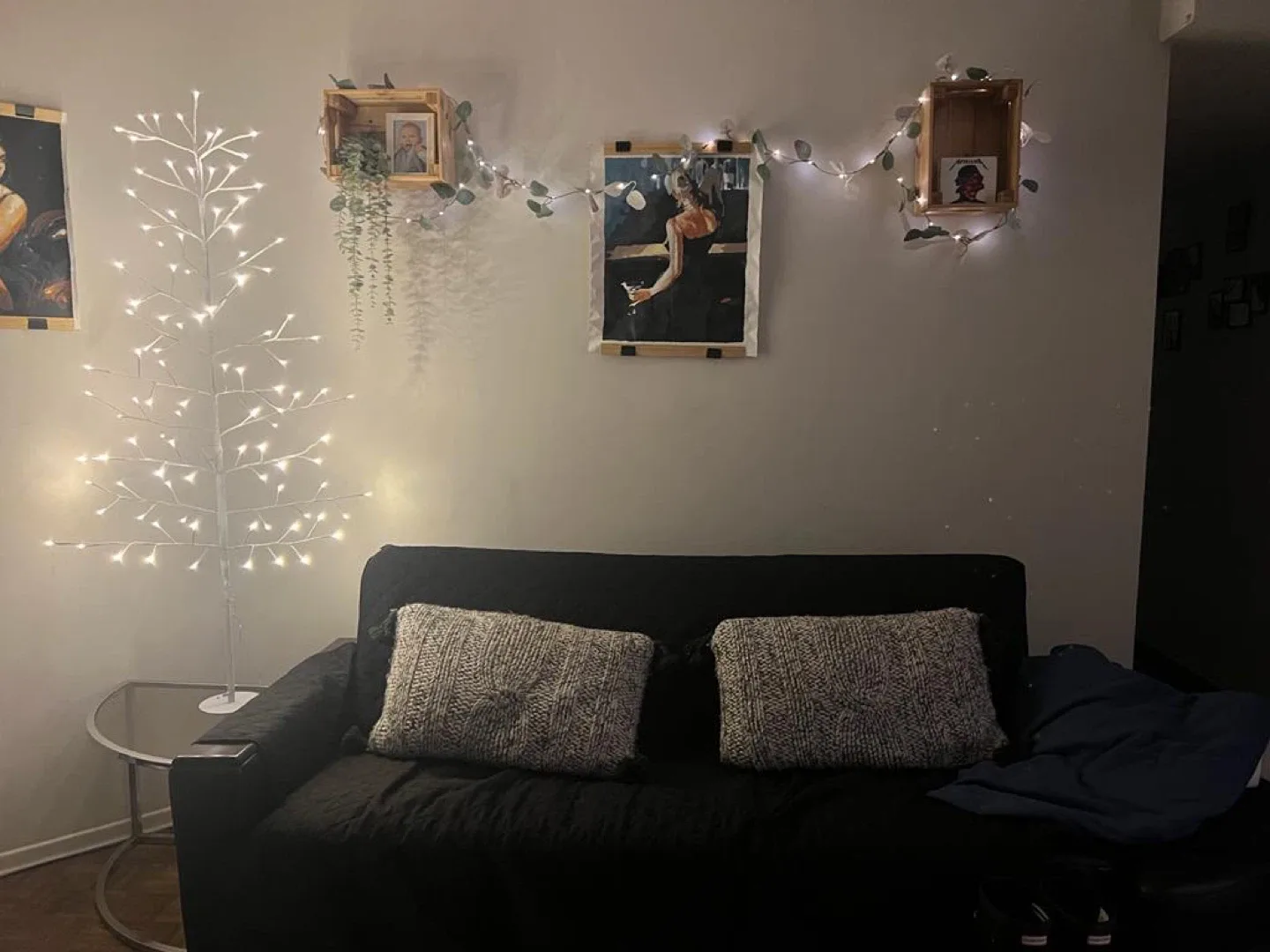 Birch Christmas Tree with Lights thumbnail