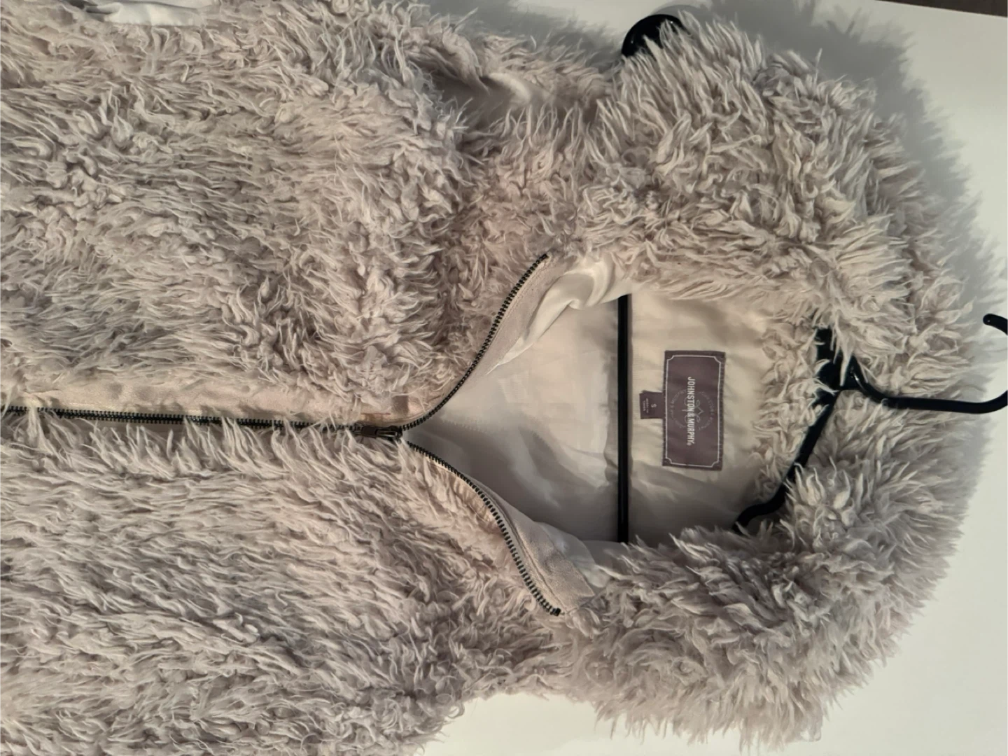 Johnston & Murphy Faux Fur Vest - Size S - photo 4