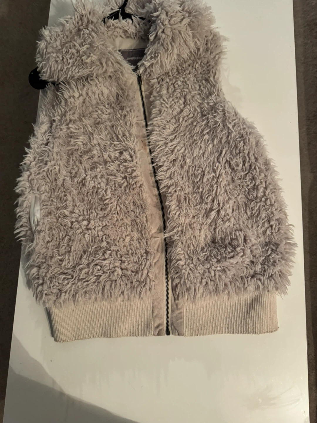 Johnston & Murphy Faux Fur Vest - Size S