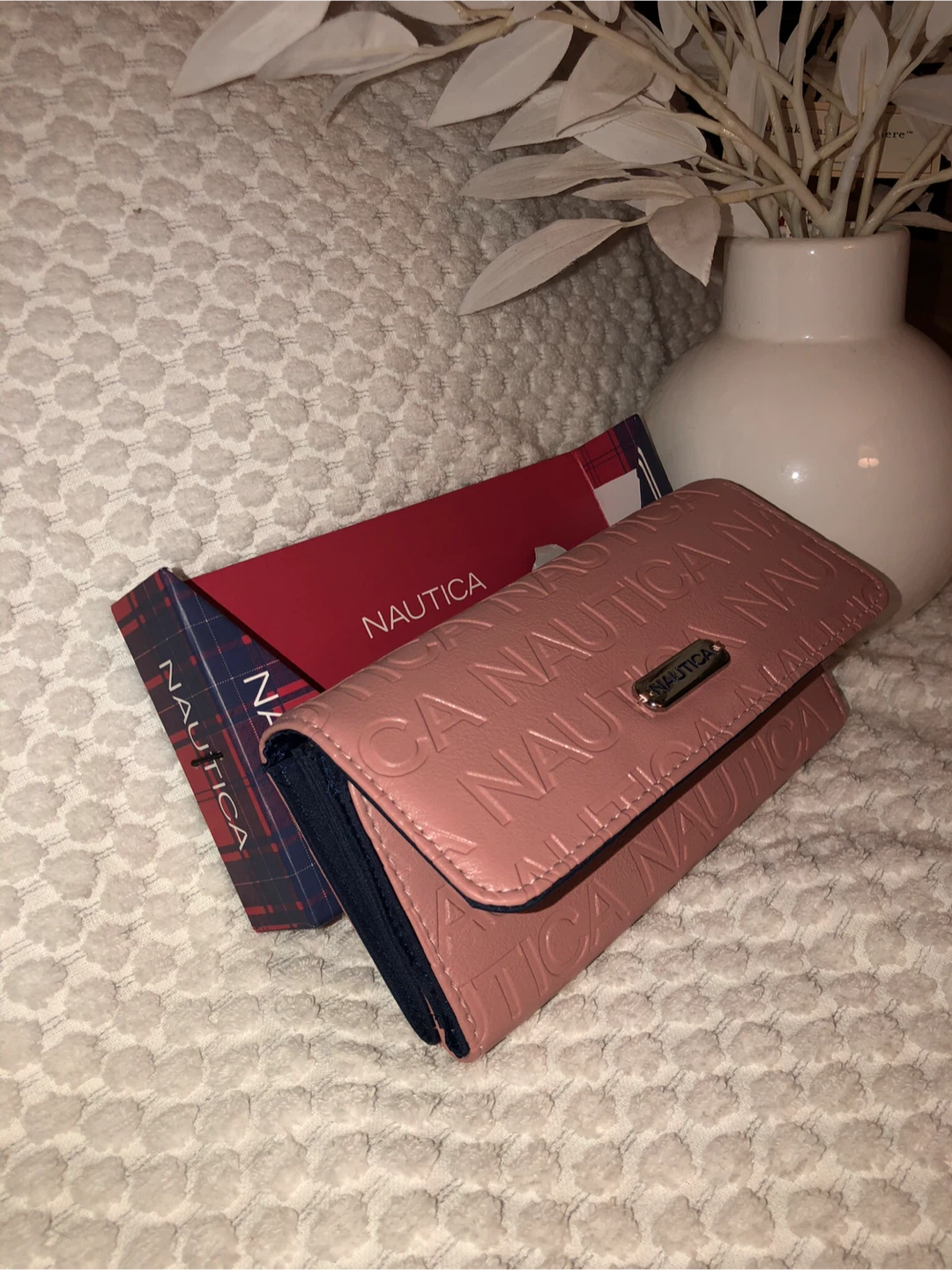 Nautica Pink Embossed Logo Wallet - photo 2