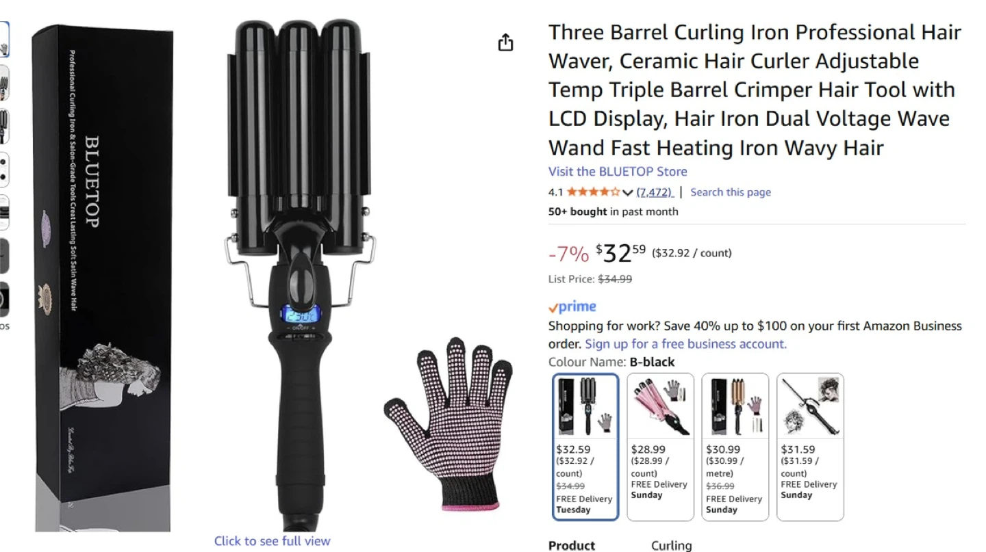 Hair Dryer, Curling Iron, Straightener & Crimper - photo 2