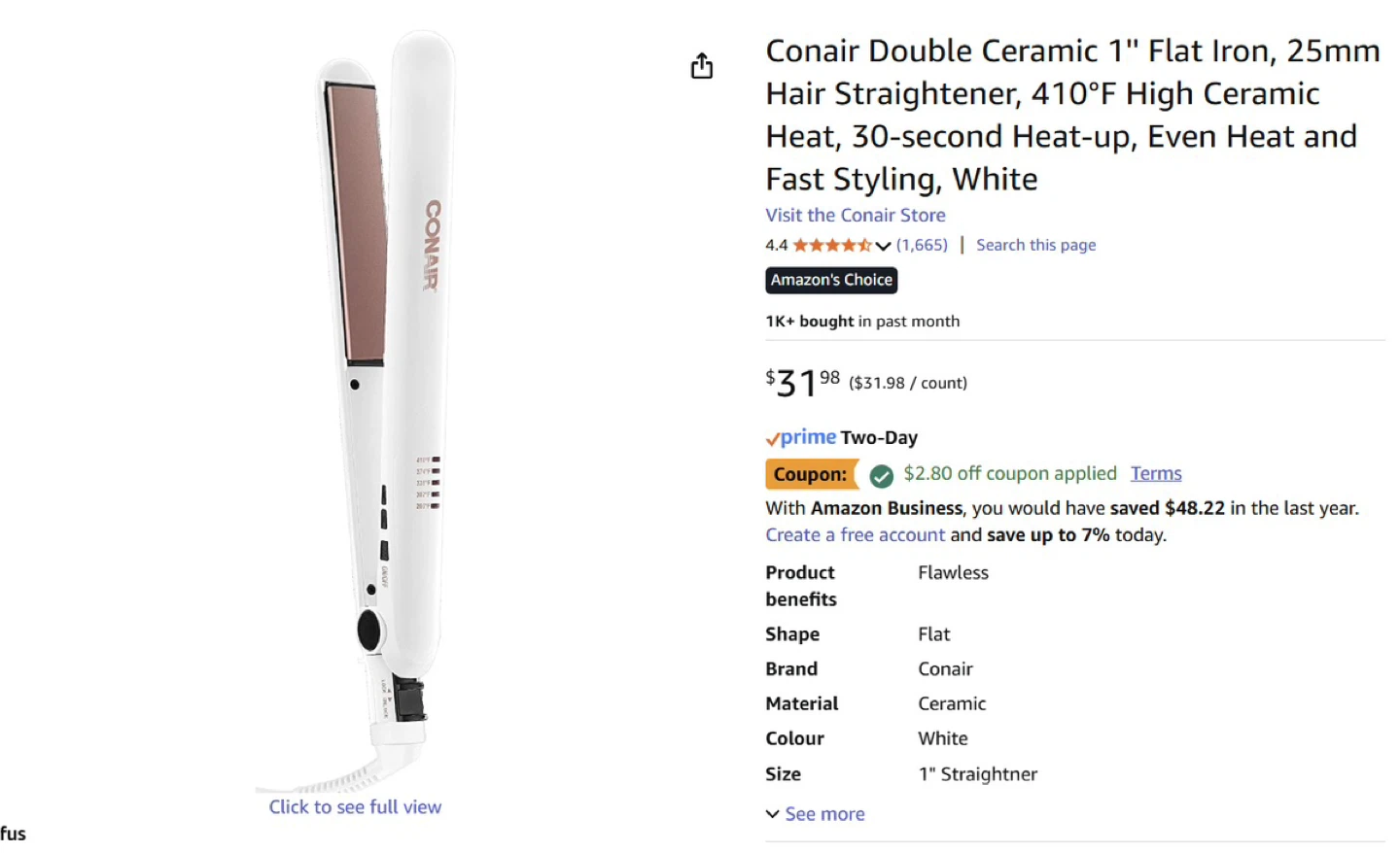 Hair Dryer, Curling Iron, Straightener & Crimper - photo 3