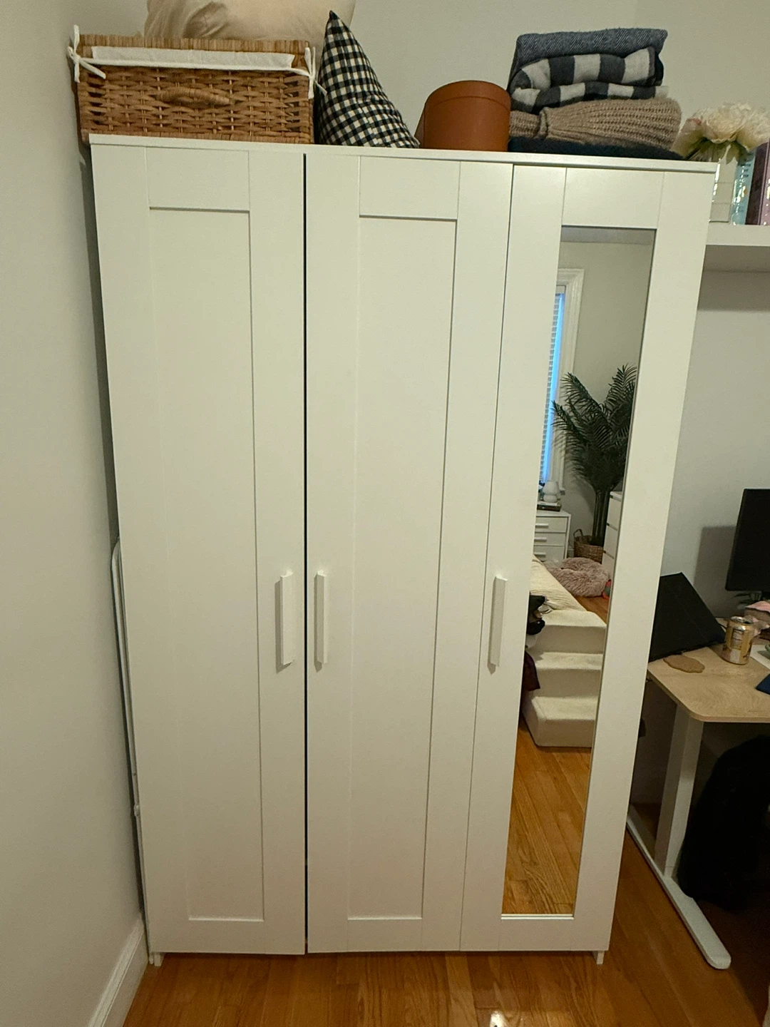 IKEA Brimnes Wardrobe - White, 46" Wide - photo 4