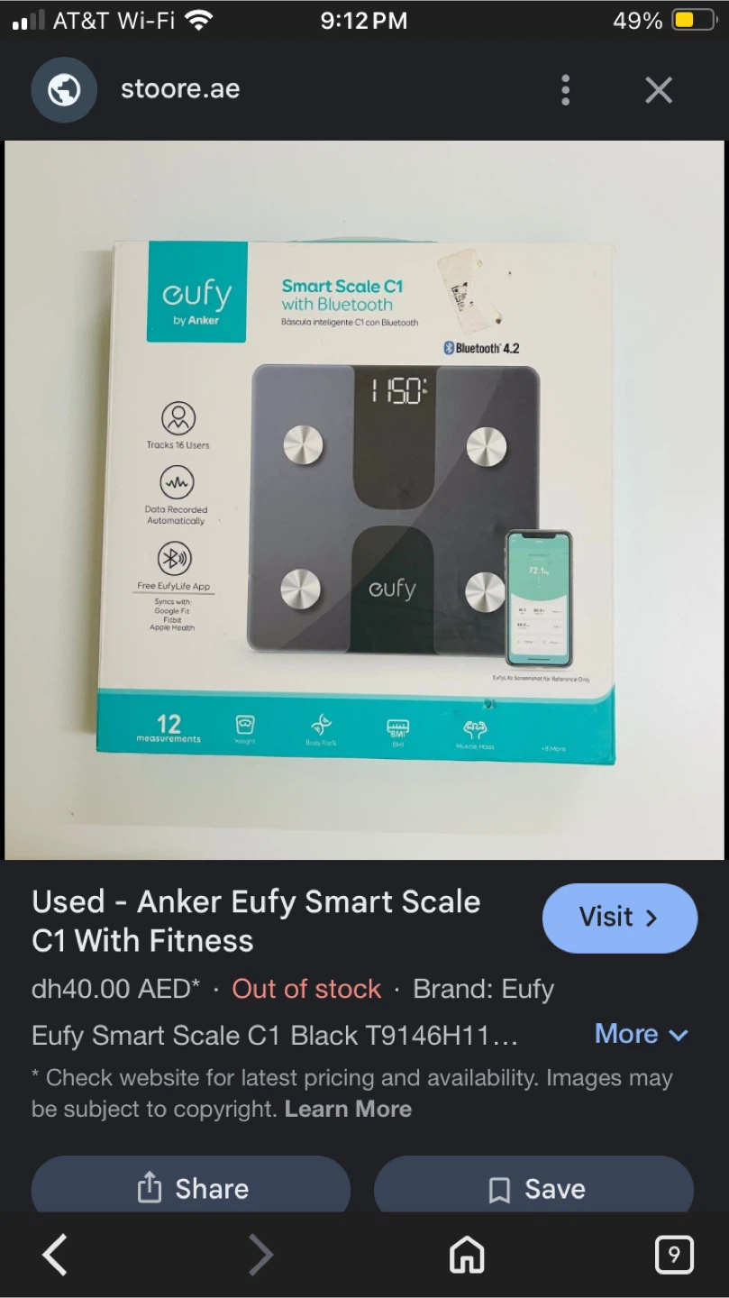 Eufy Smart Scale C1 with Bluetooth - photo 5