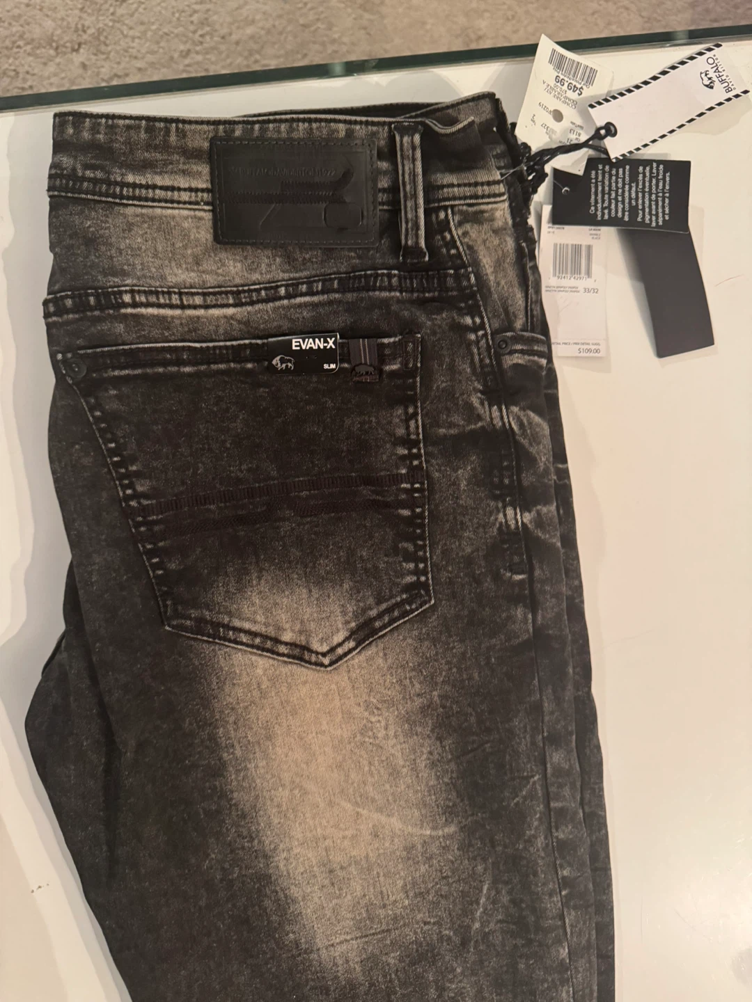 Buffalo Evan-X Slim Jeans, Size 33/32, New with Tags! - photo 3