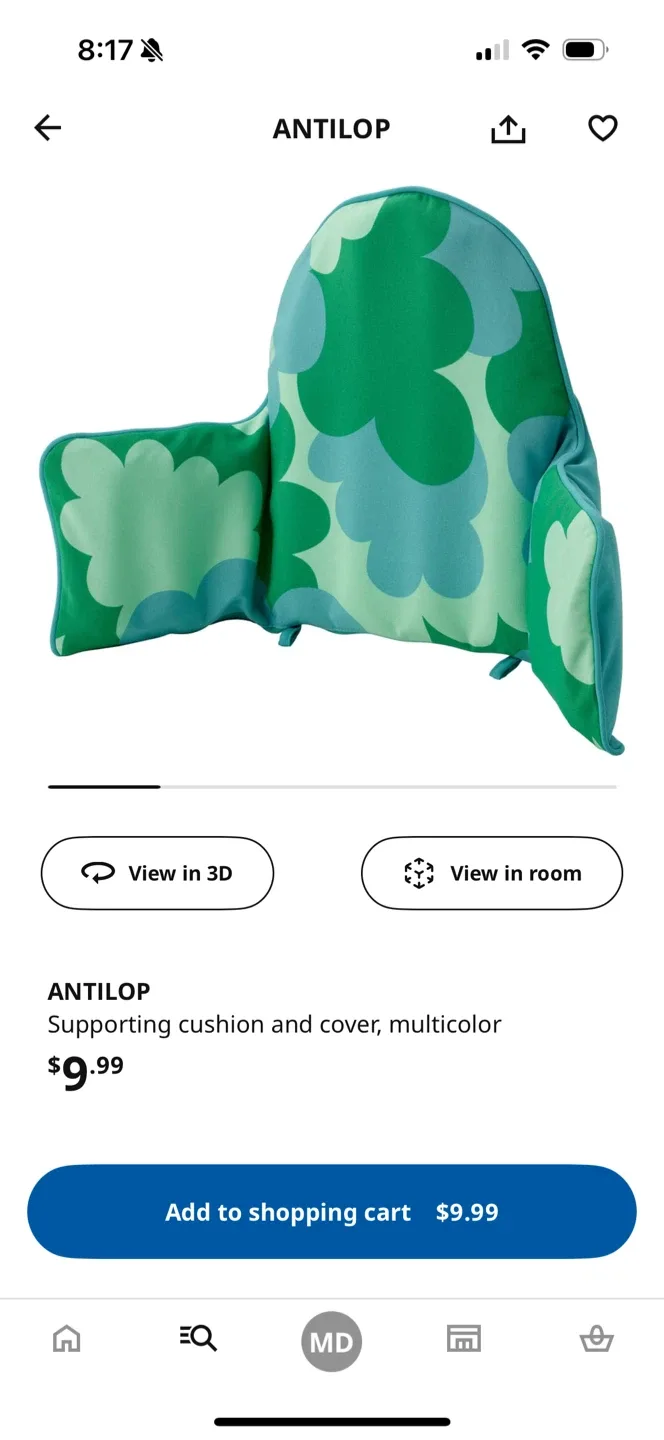 Baby eating chair - IKEA Antilop High Chair image indicator(2)