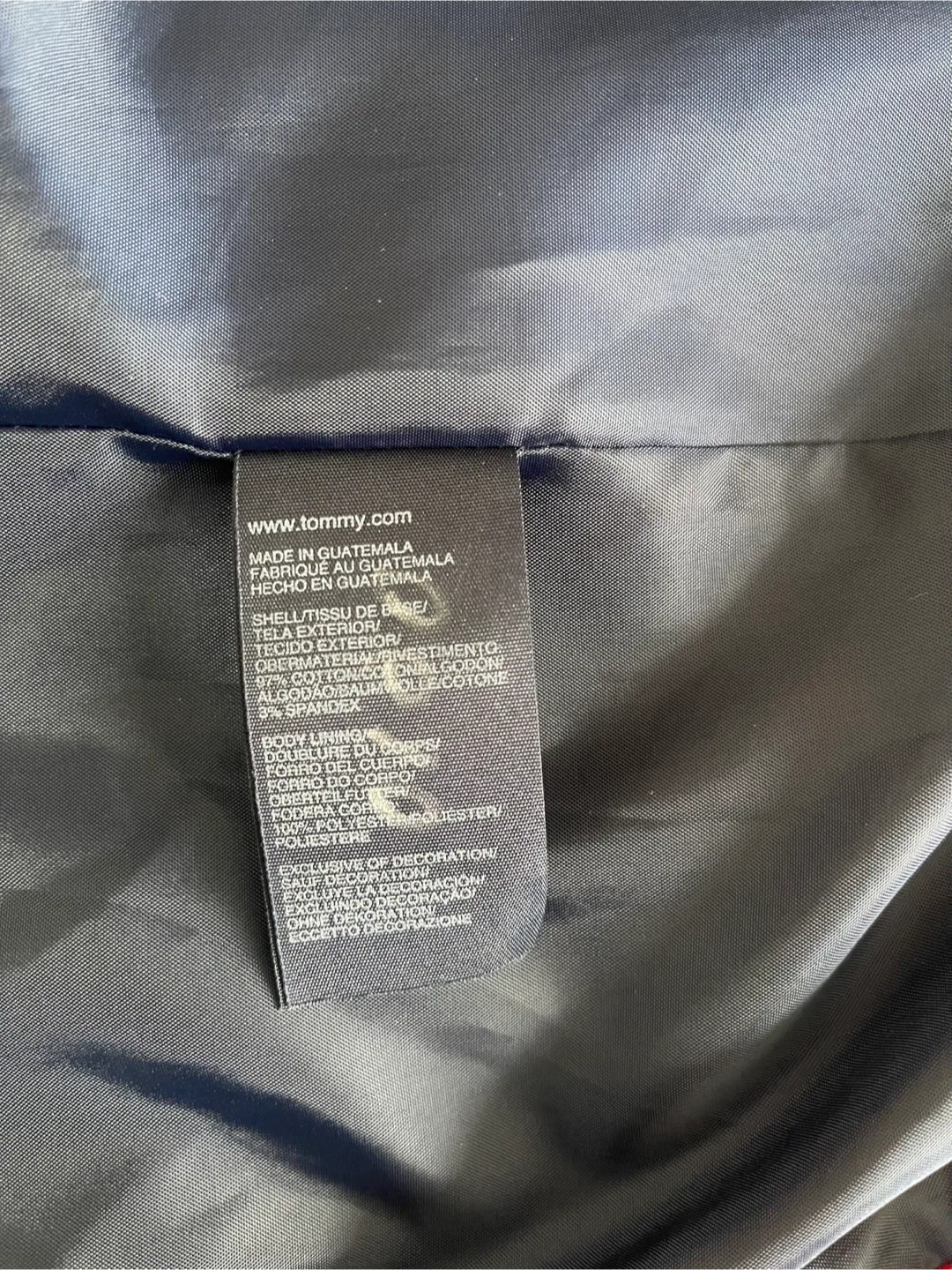 Tommy Hilfiger Polka Dot Trench Coat - Size M image indicator(6)