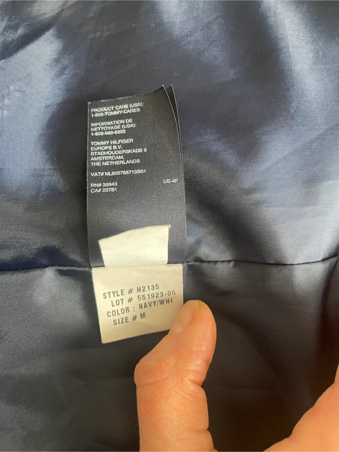 Tommy Hilfiger Polka Dot Trench Coat - Size M image indicator(7)