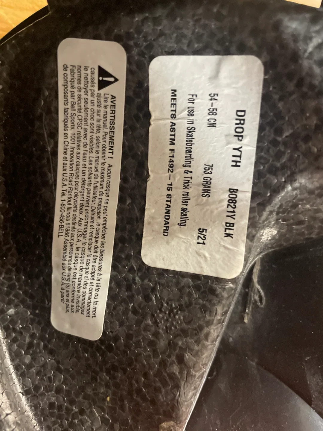 Bell Drop YTH Youth Helmet, 54-58 CM image indicator(4)