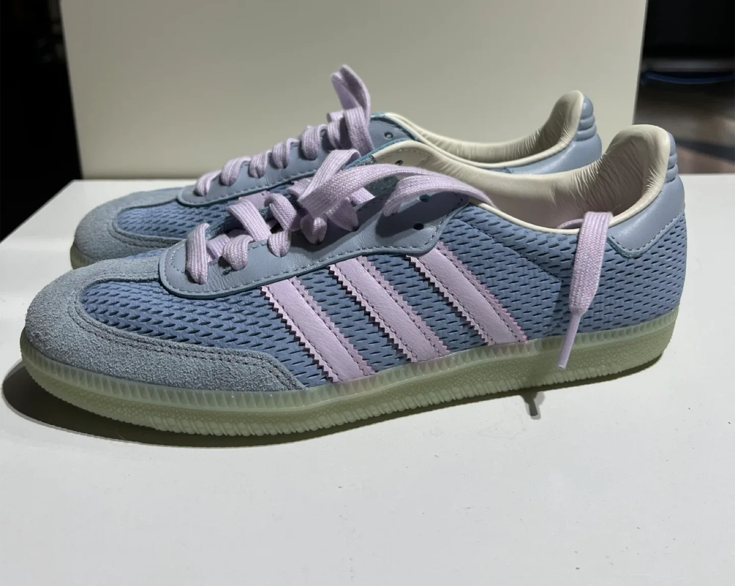 Adidas Samba OG Tactile Blue / Ice Lavender / Off White image indicator(6)