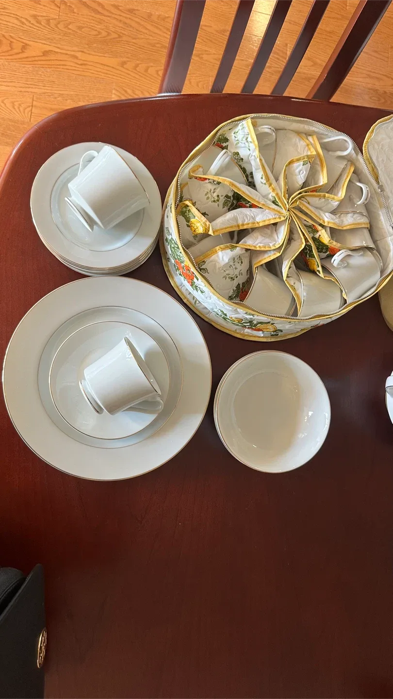 Tiffany & mixture of Noritake & Itronstone Porcelain dinner set thumbnail
