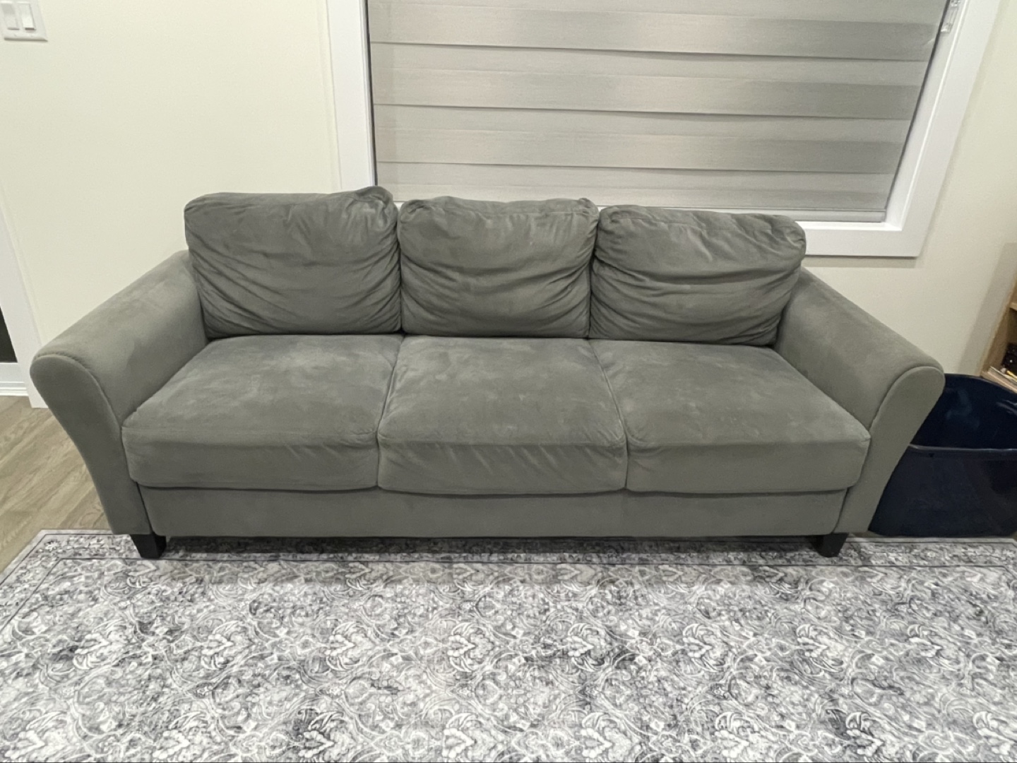 Comfortable Grey Sofa - photo 2